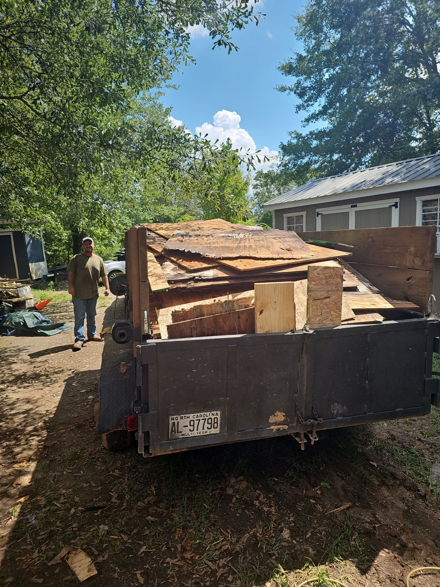Syler roofing job by BROCK BUILDERS 