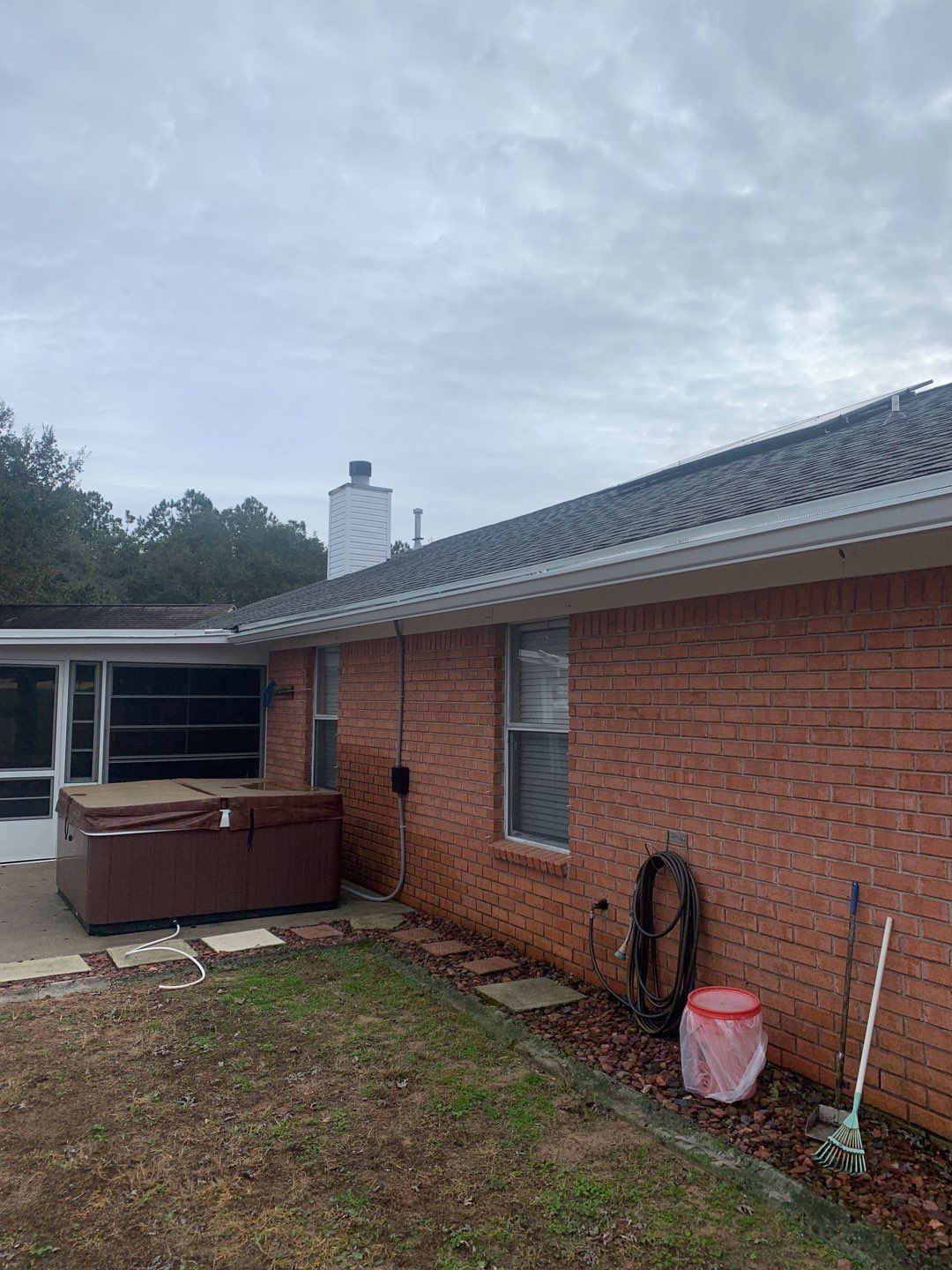 Gutter Guard System Installation in Pensacola FL by Gutter Professors