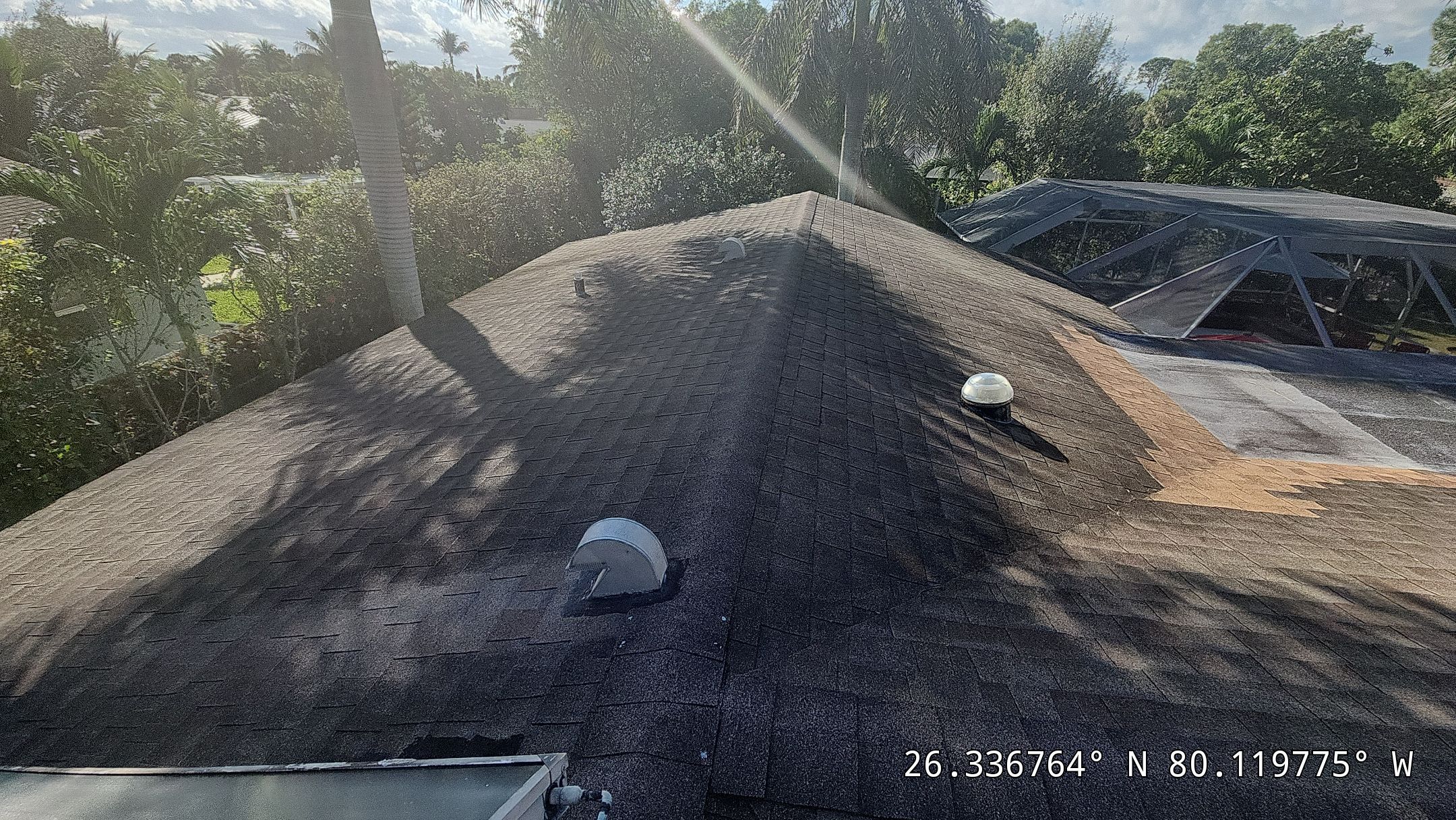 Residential Roof Repair and Exterior Soffit Renovation in Boca Raton by Aastro Roofing