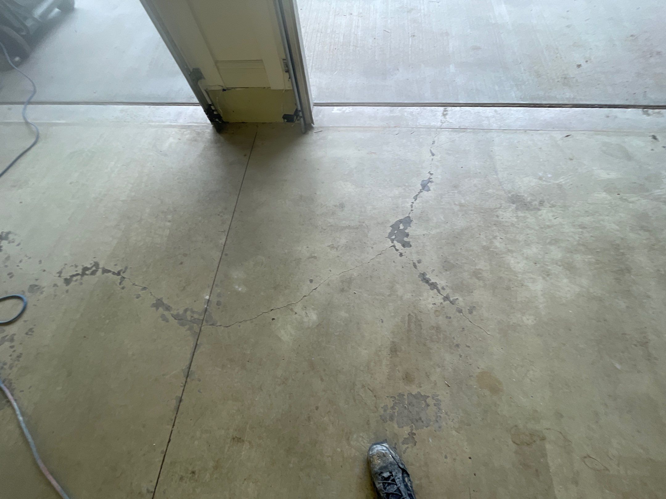 Garage Transformation using Driftwood Colorway by Croc Coatings, LLC