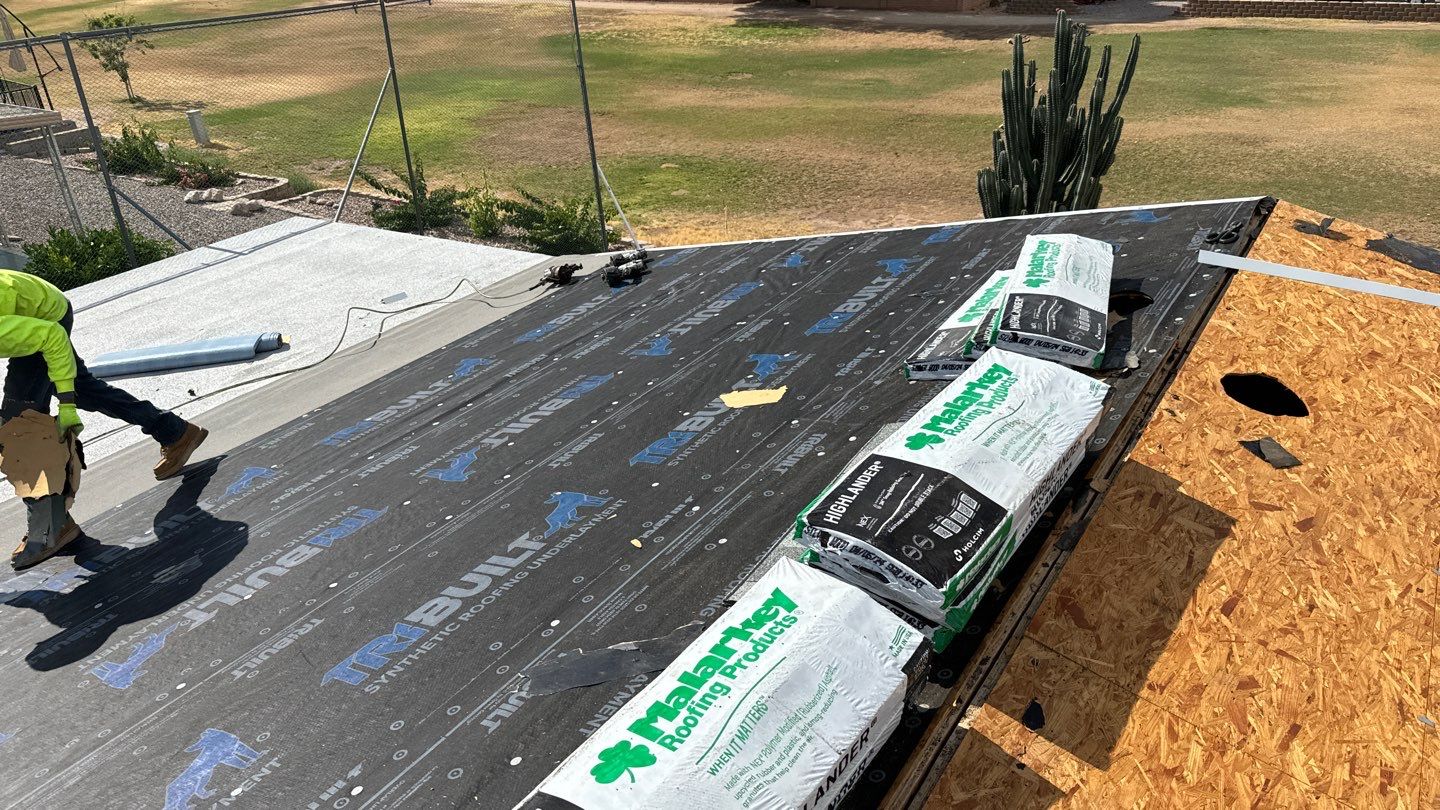 Residential Roofing Installation using Malarkey Shingles by Weather-Tite Exteriors LLC