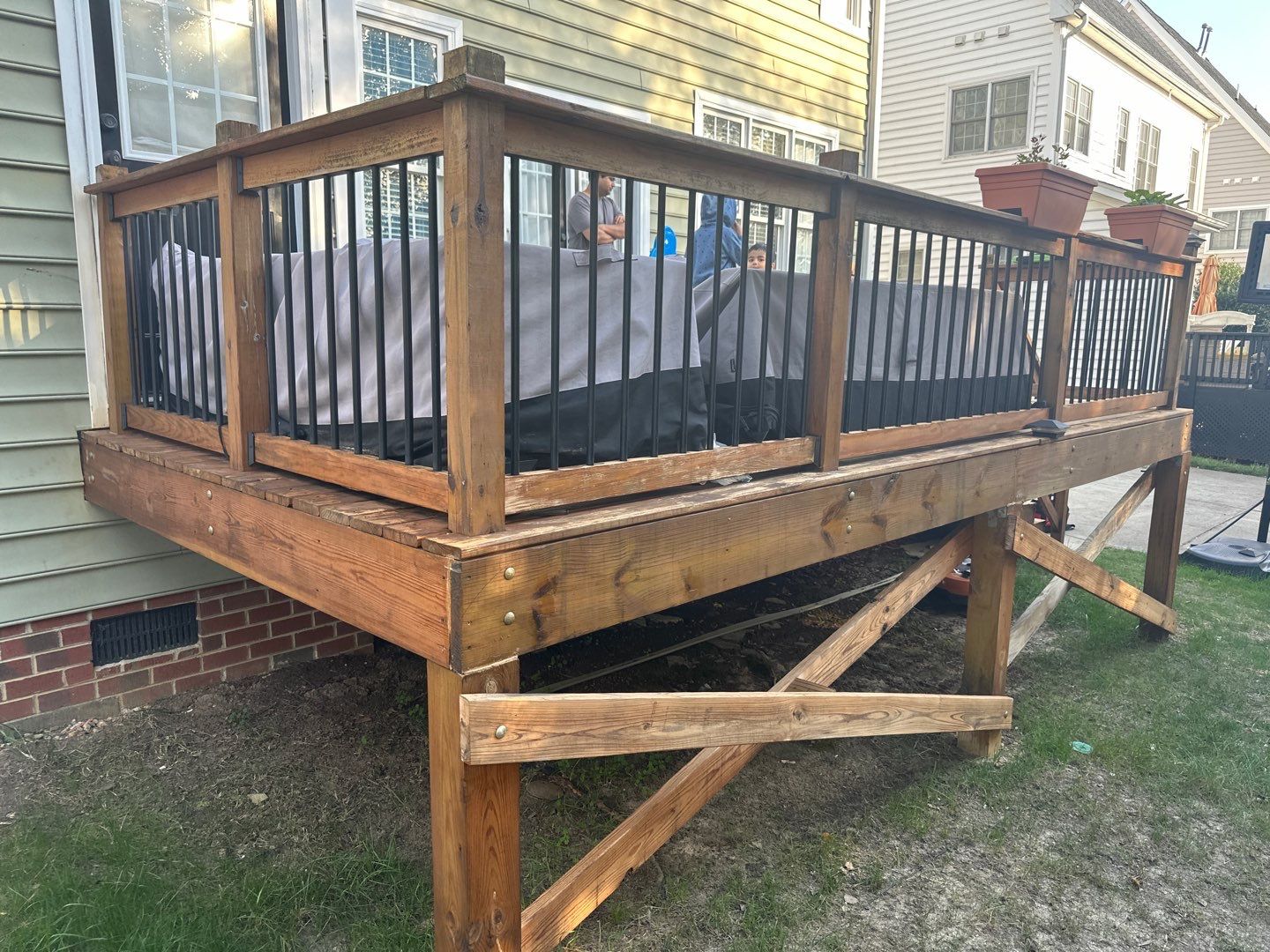 Weathered Deck using Wood Sealant by DuraSeal