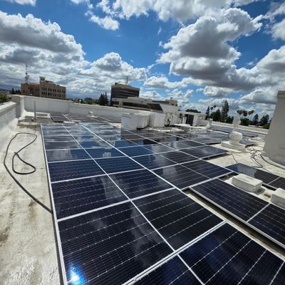 Commercial Solar Panel Cleaning