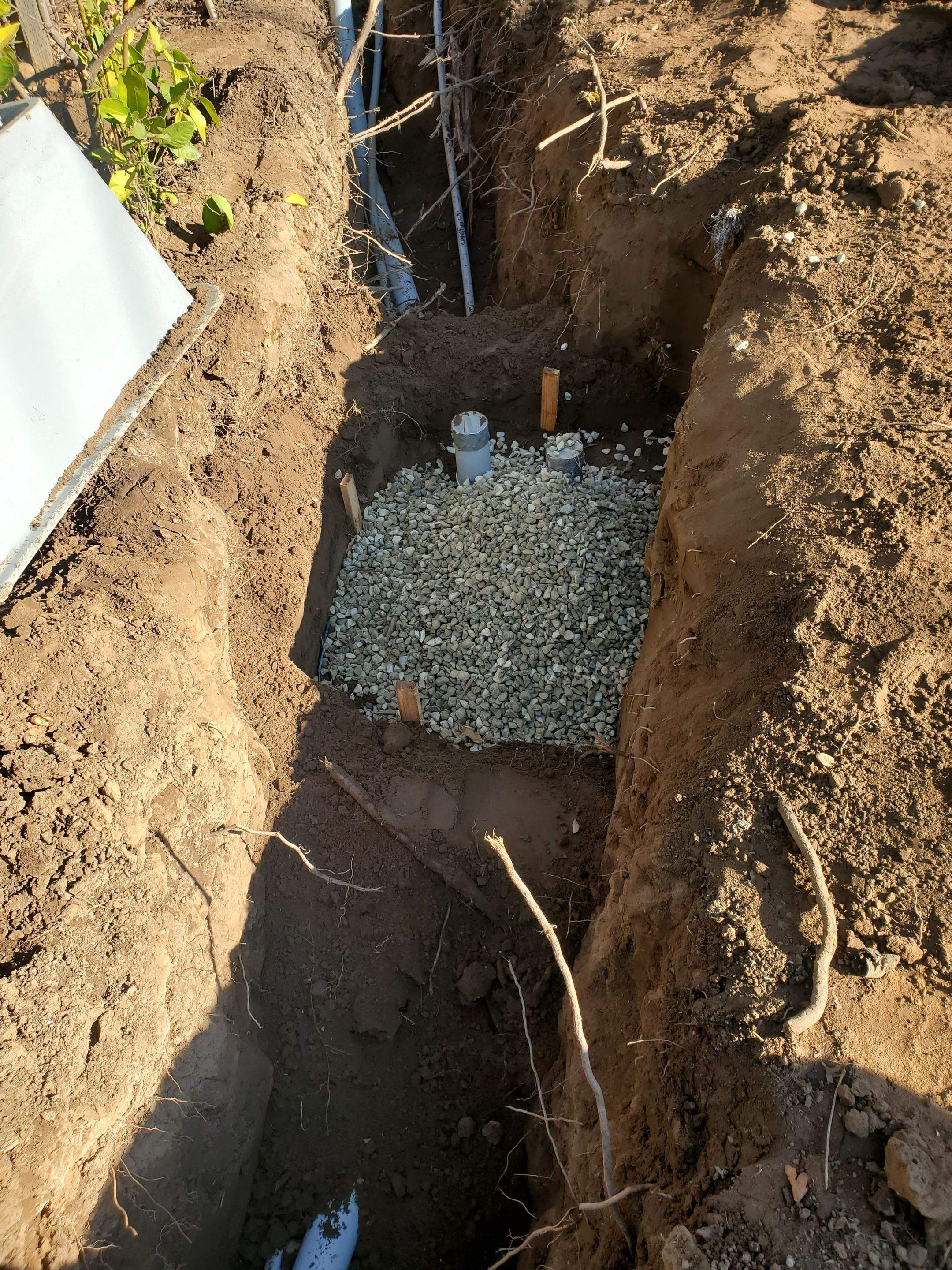 overhead to underground service by Peach Electric Inc