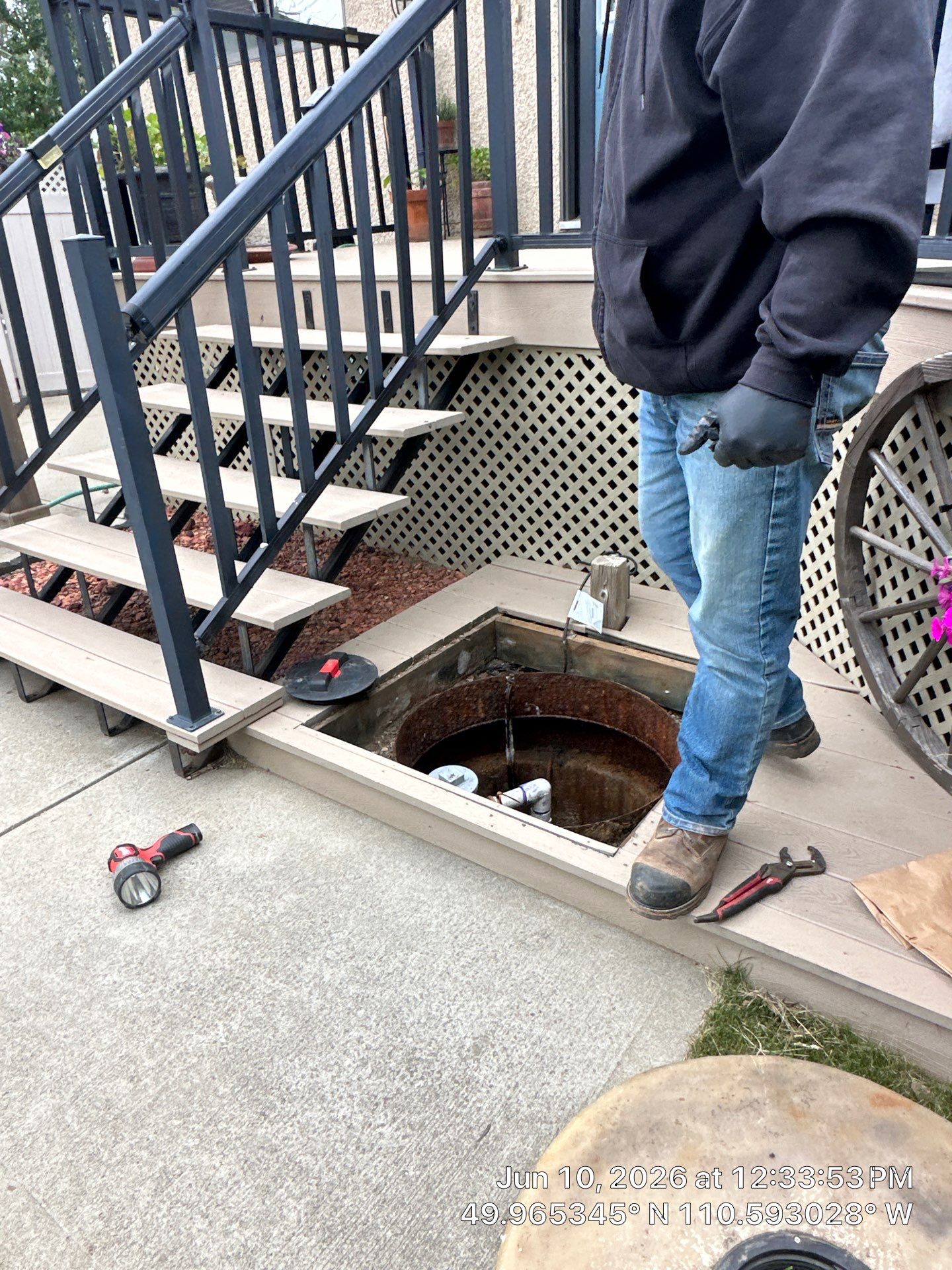 Septic System Lift Pump Replacement and Tank Cleaning in Dunmore by Septic Medic Inc.