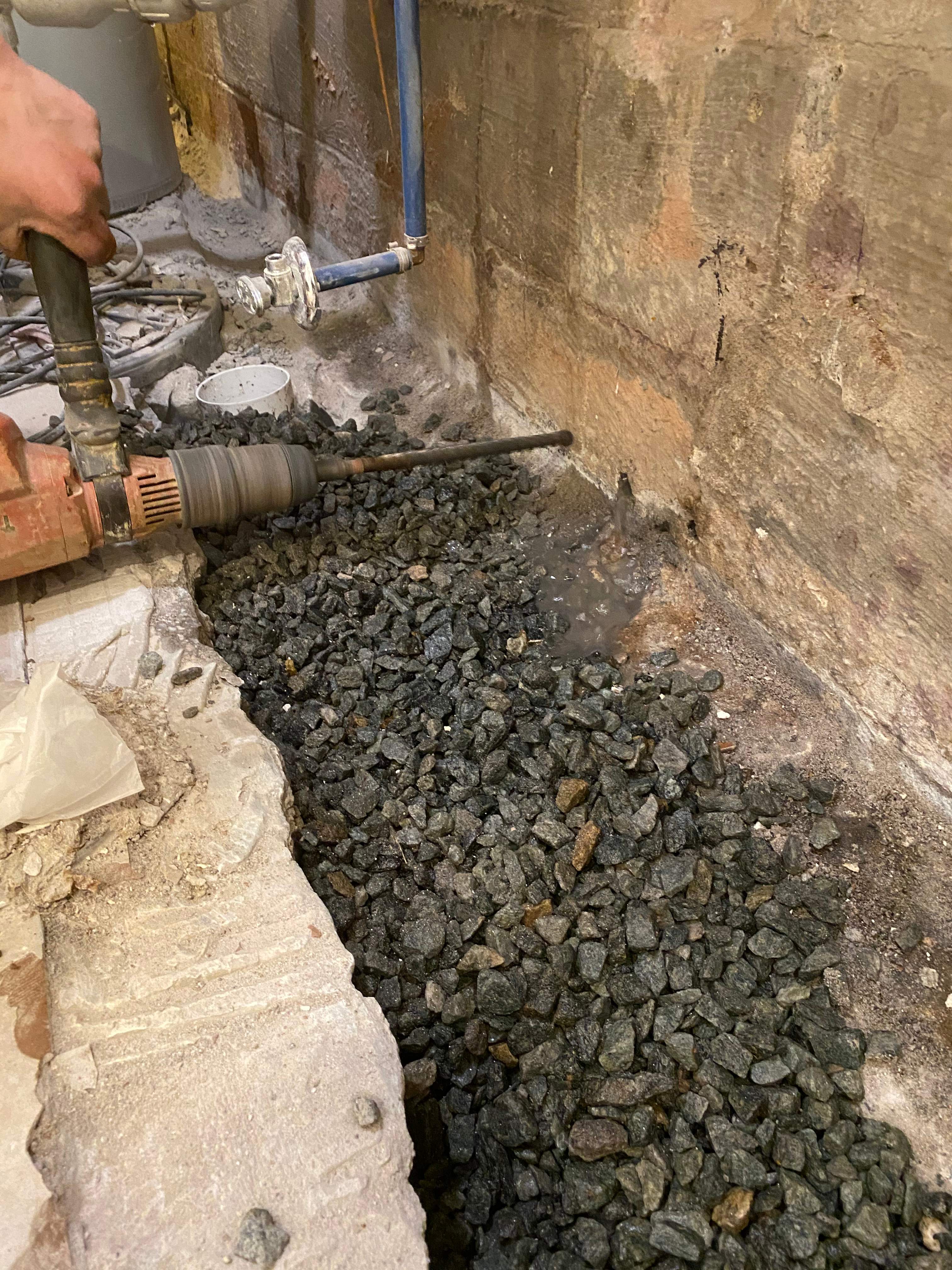 Interior French Drain Job in West Orange, NJ by Pure Service Pro, LLC 