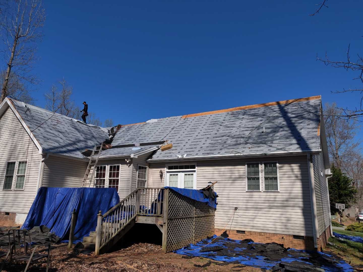 Residential Roofing Installation using Roof Replace by American Roofing NC