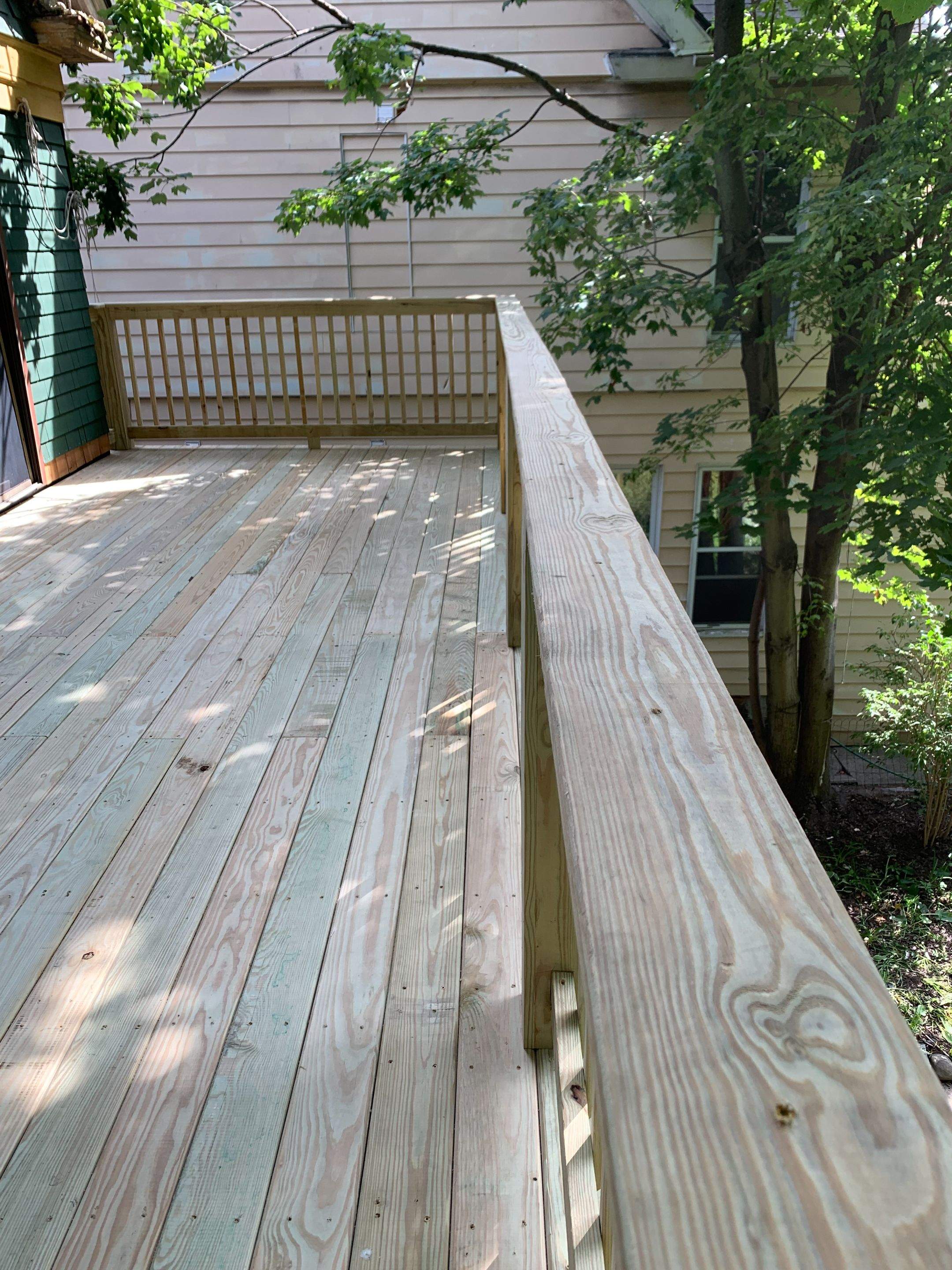 Deck Installation using EPDM substrate by A Plus Exterior