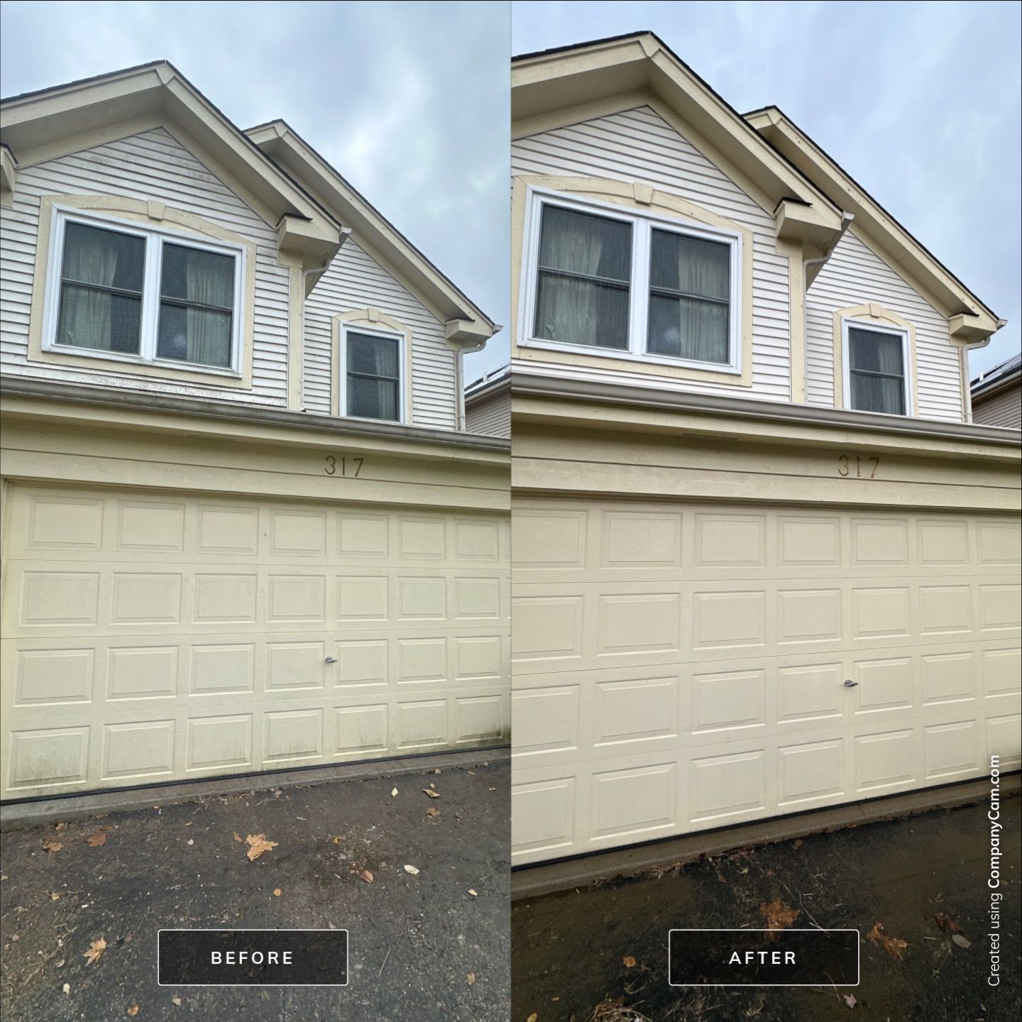 Project in Round Lake Beach by Simmons Power & Soft Washing