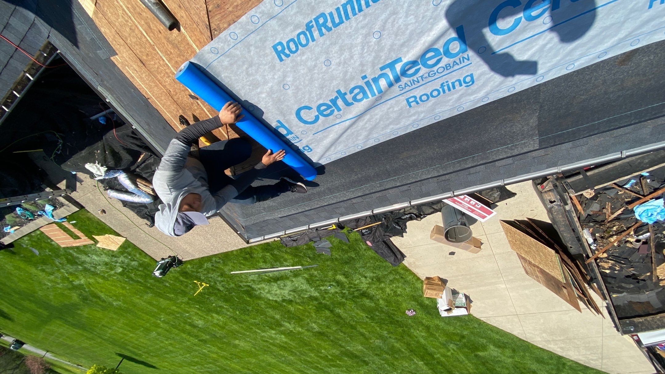 Roof Replacement using CertainTeed Landmark by 180 Contractors