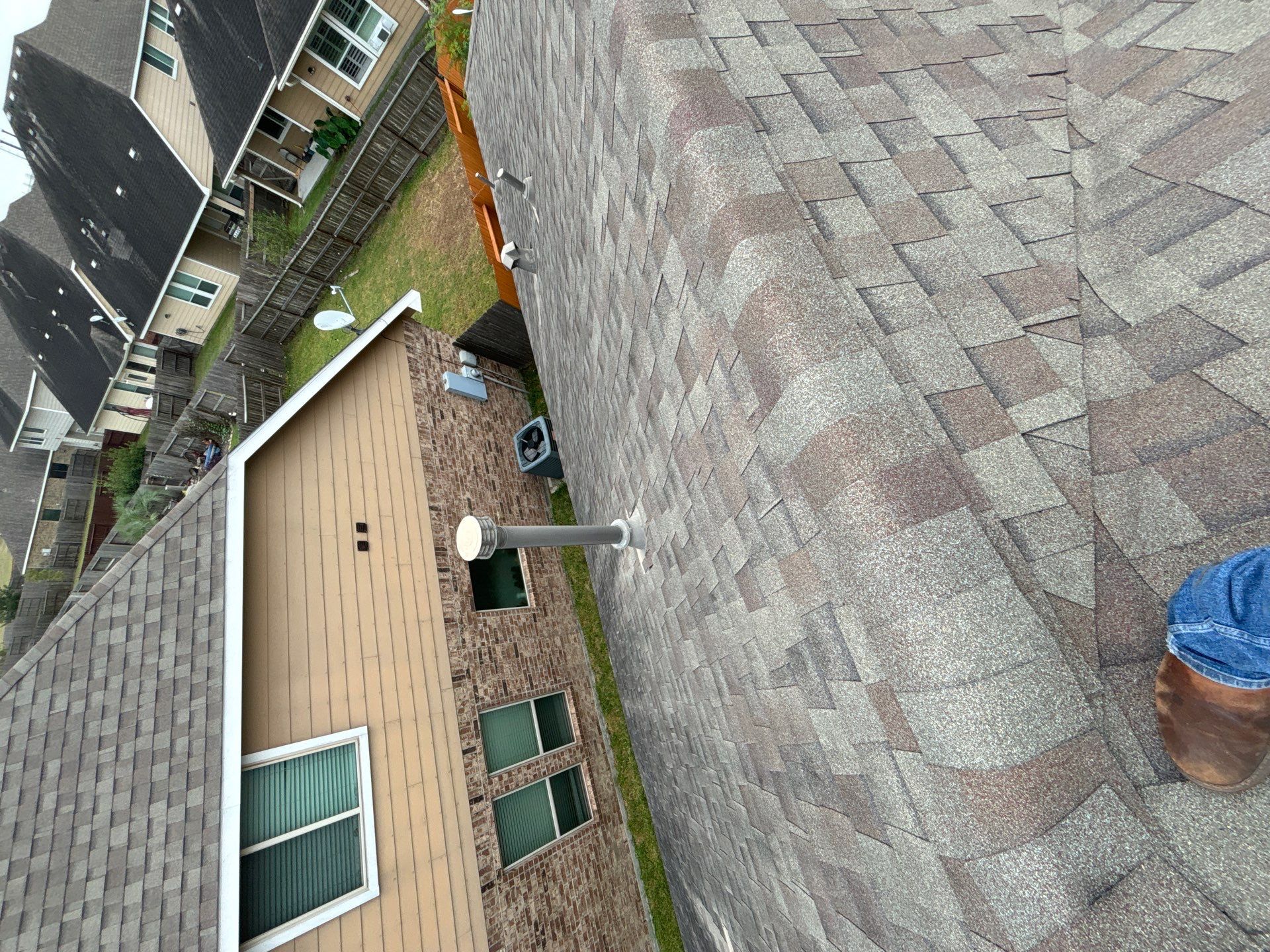 Hail Damage using Owen's Corning Duration (Lifetime) Shingles by Roof Repair Company