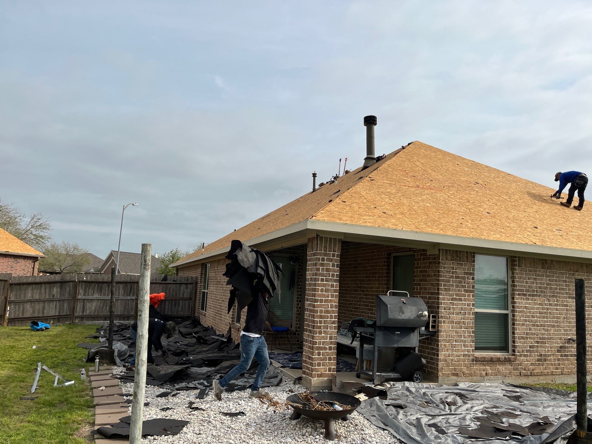 Hail Damage using Owen's Corning Duration (Lifetime) Shingles by Roof Repair Services LLC
