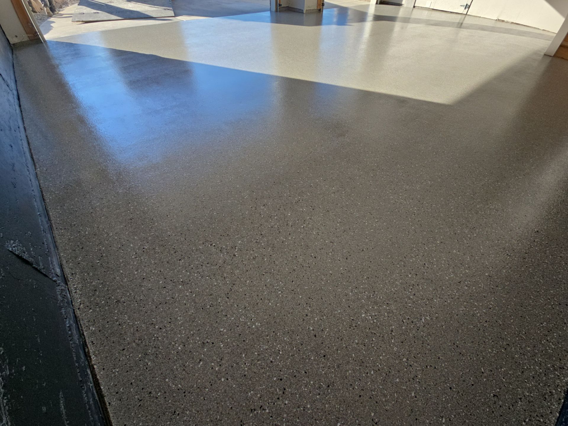 Garage Transformation using Shale Hybrid by Croc Coatings, LLC