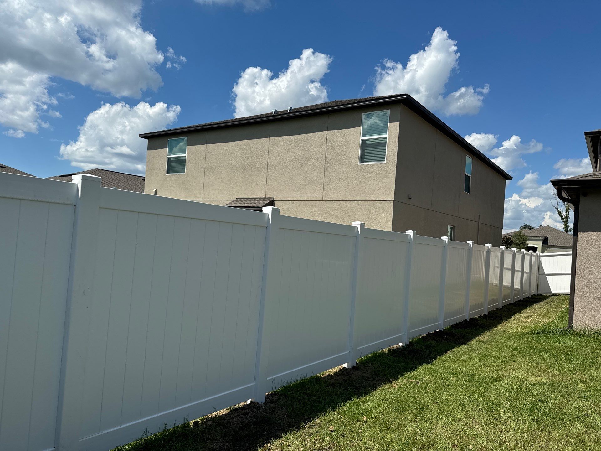 Vinyl Fence Installation using 6Ft White Vinyl Privacy Fence by Asap fence and gates, LLC