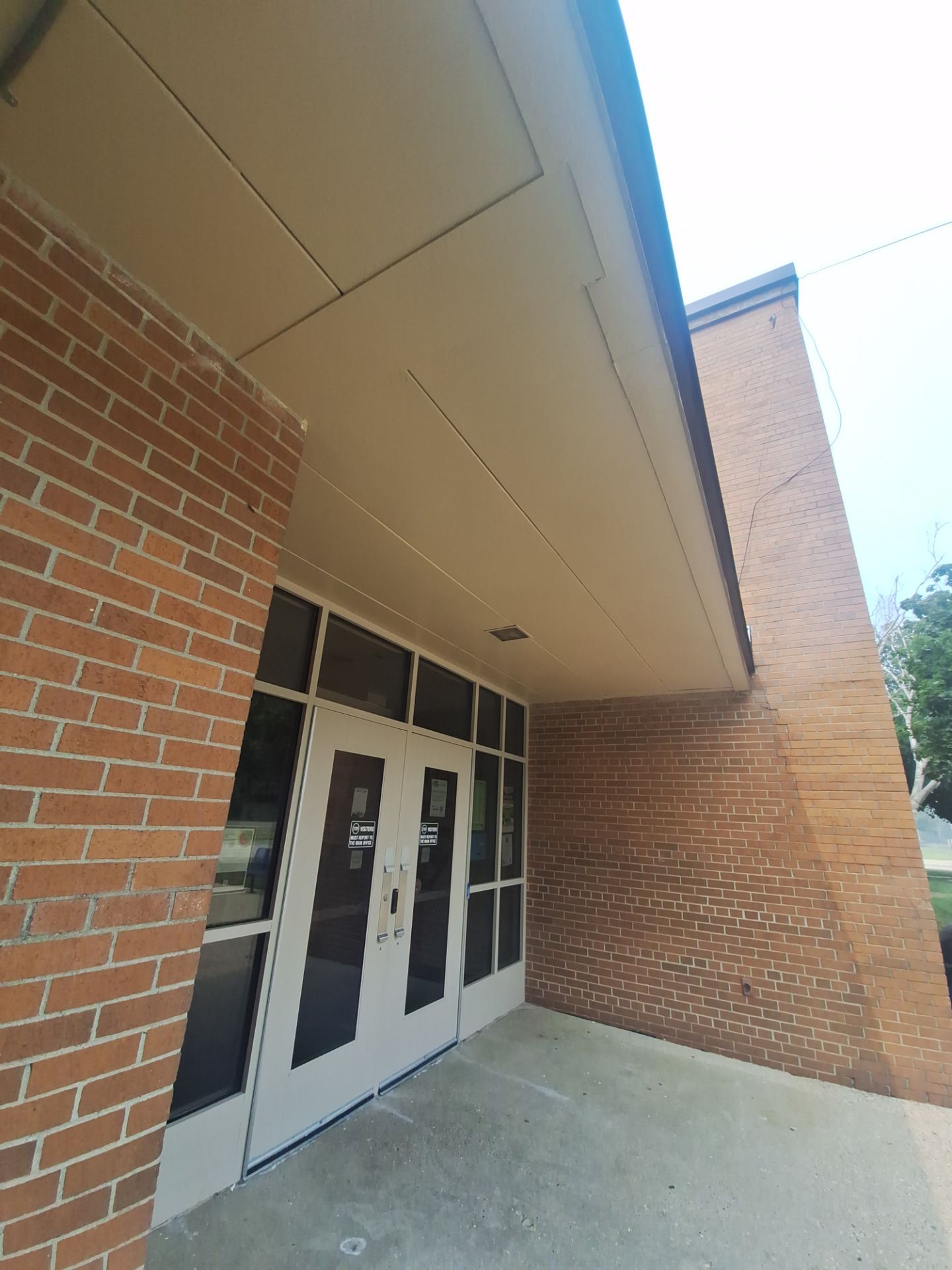 Commercial Exterior Pressure Washing and Soffit Preparation in Muskegon by Gordon Painting