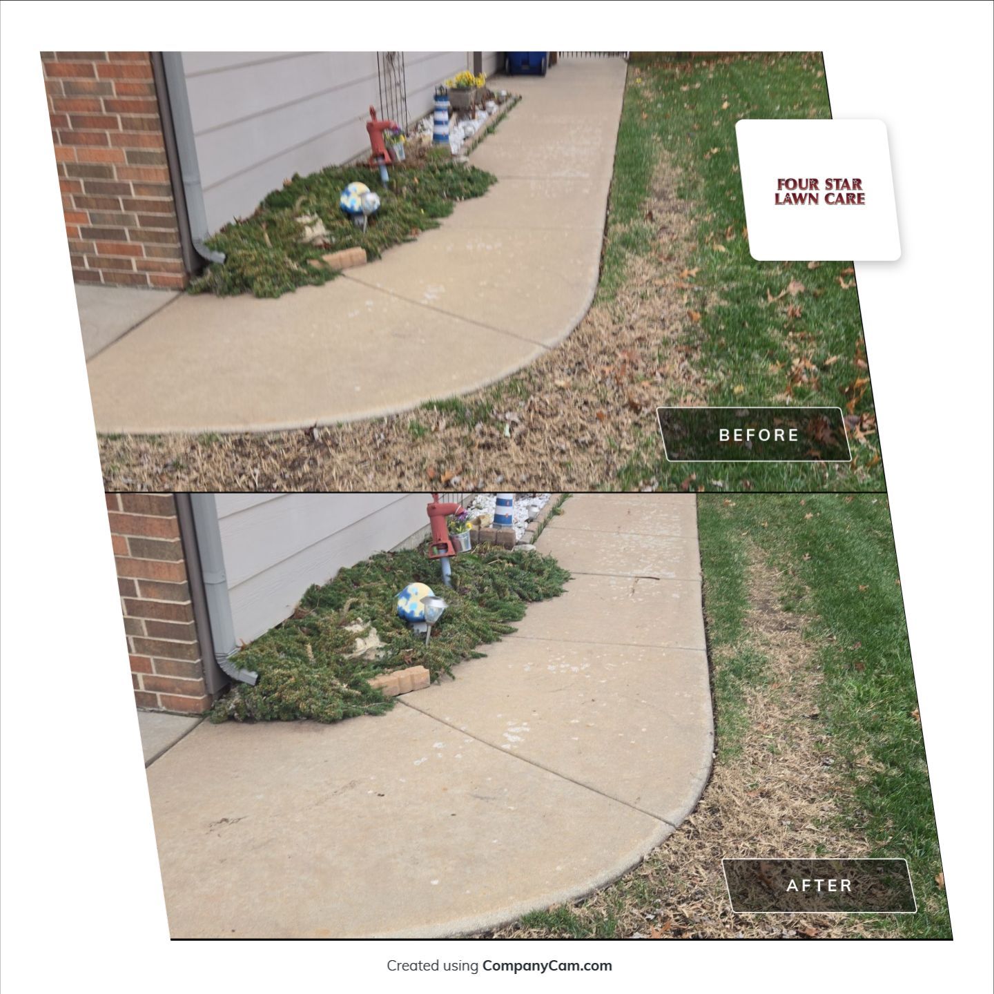 Project in Andover by Four Star Lawn Care