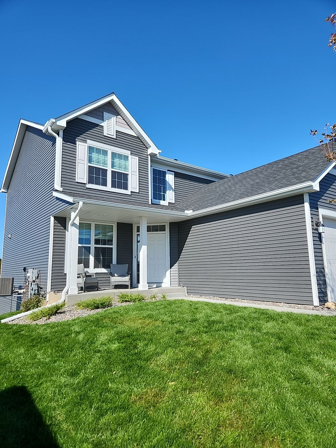 5" Gutters in Delano by Next Level Seamless Gutters / Exteriors Inc.