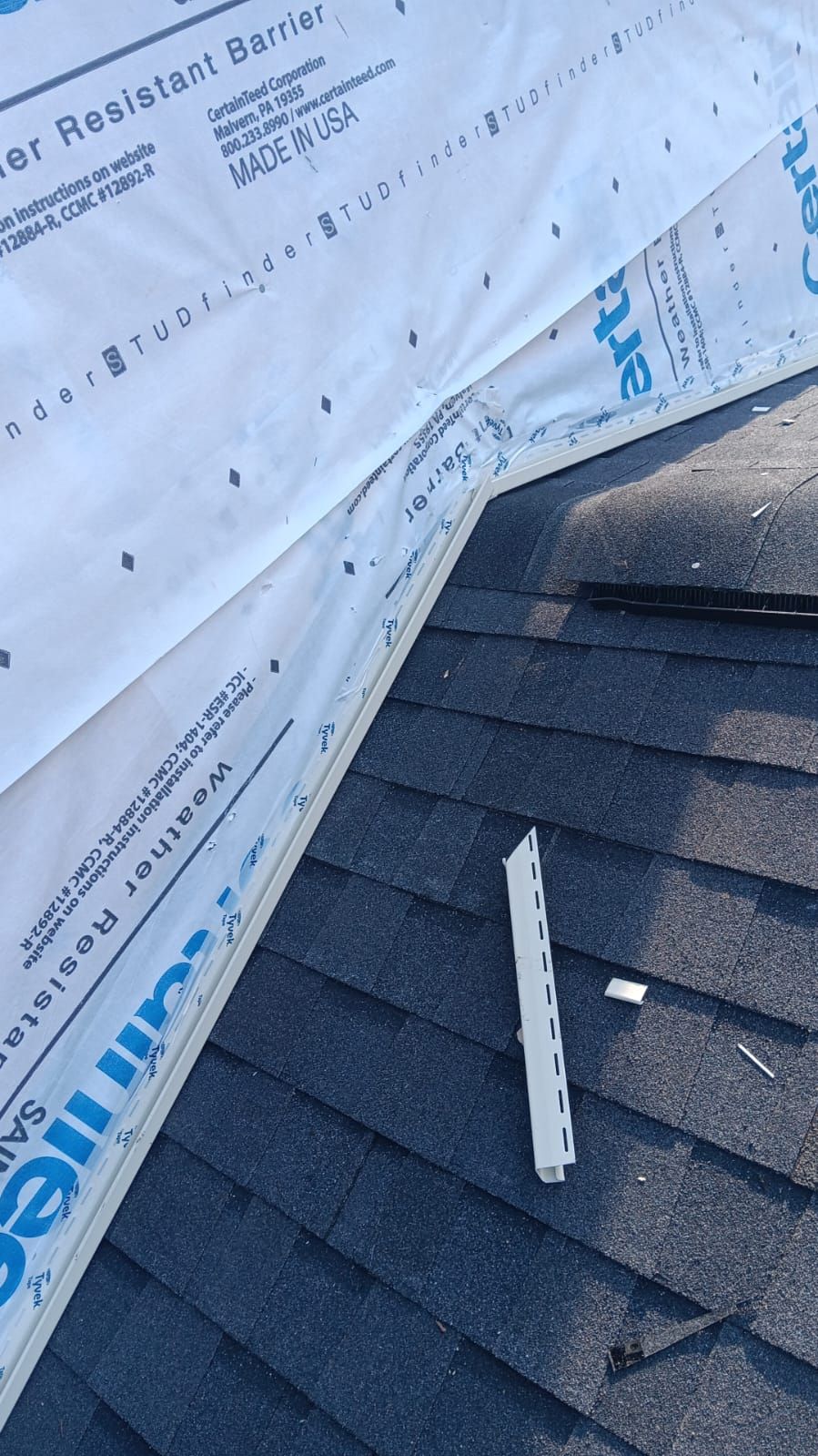 Fairfax: Residential Siding Replacement with CertainTeed 8" Board and Batten Siding in Desert Tan by RM Banning, Inc.