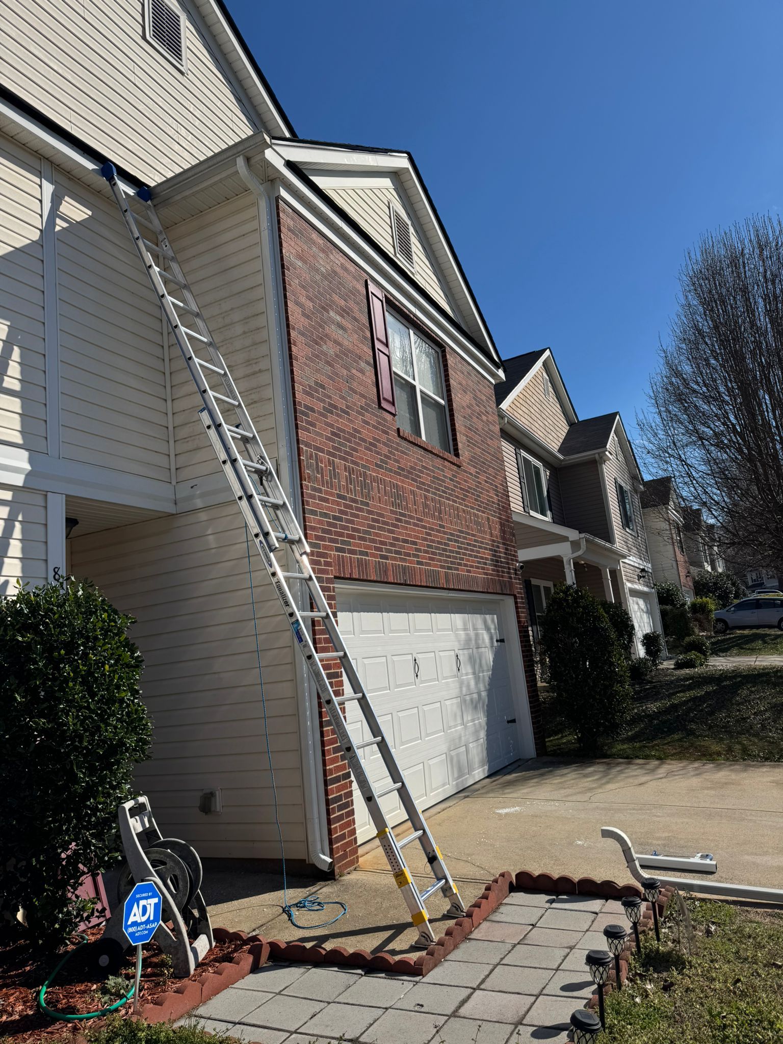 Roof and gutter replacement and interior repair by hail and wind damage by Just Brilliant Restoration JBR