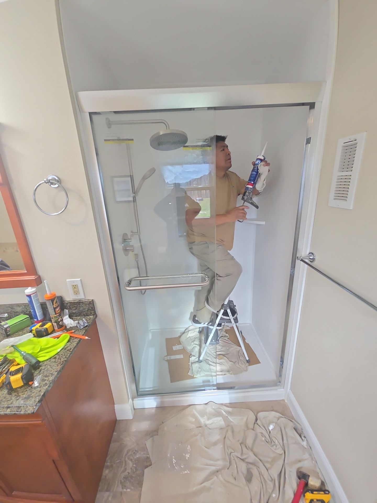 2 x shower replacement by Window Depot of Annapolis