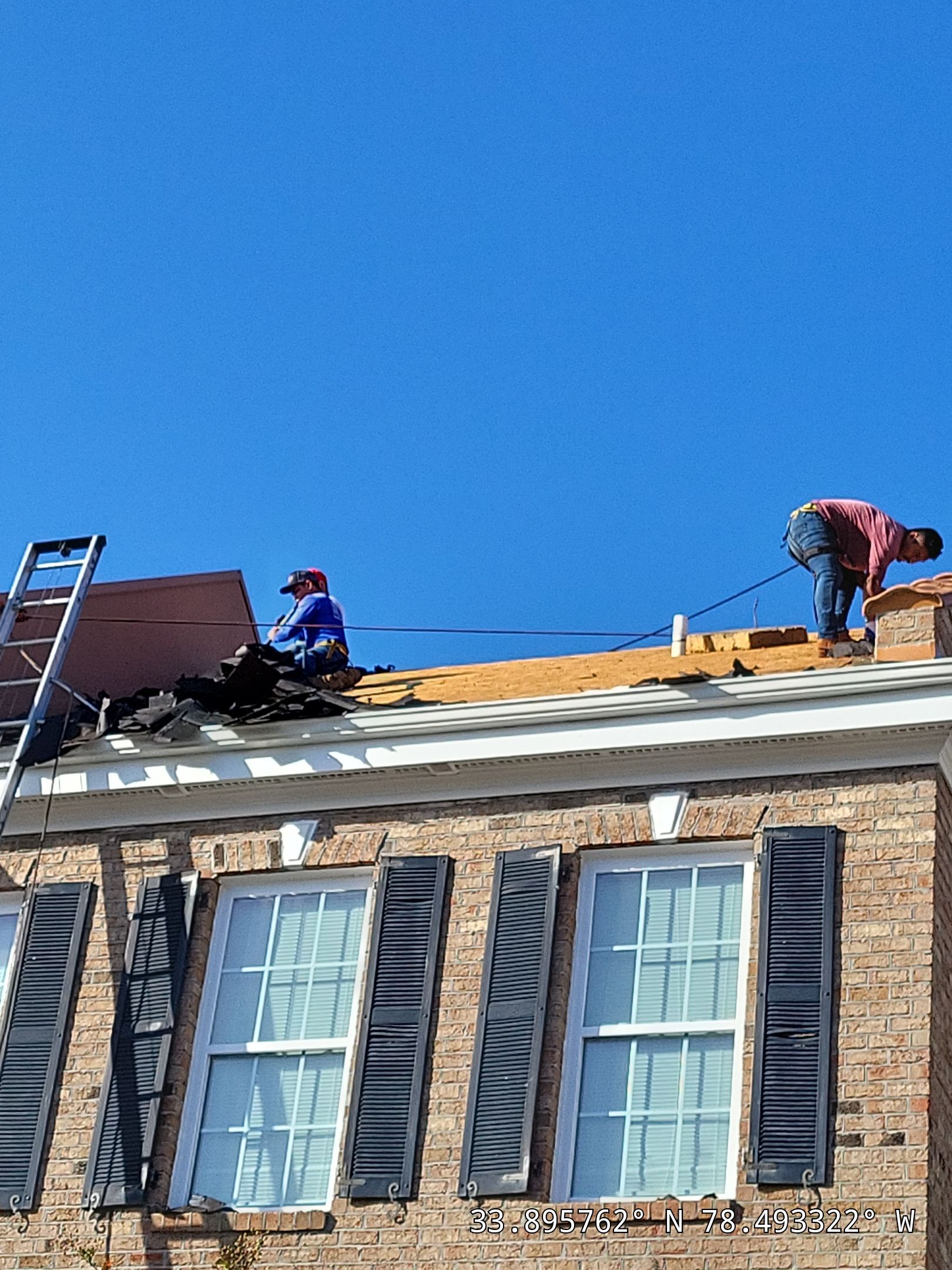Townhouse Roof Replacement and Chimney Repair in Sunset Beach, NC by RGR Construction and Roofing, LLC