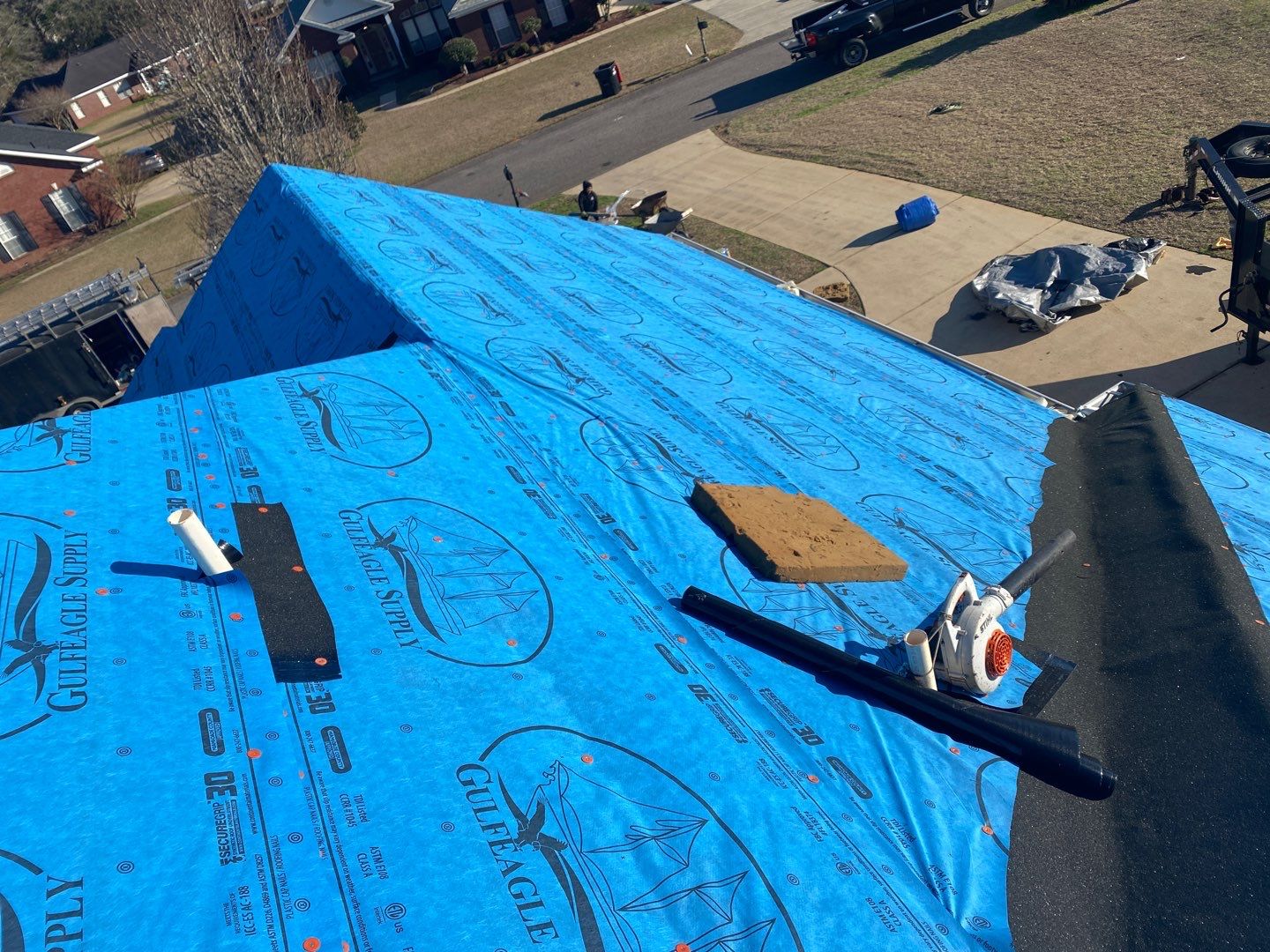 Residential Roofing Installation using Roof Replacement by American Roofing & Construction LLC