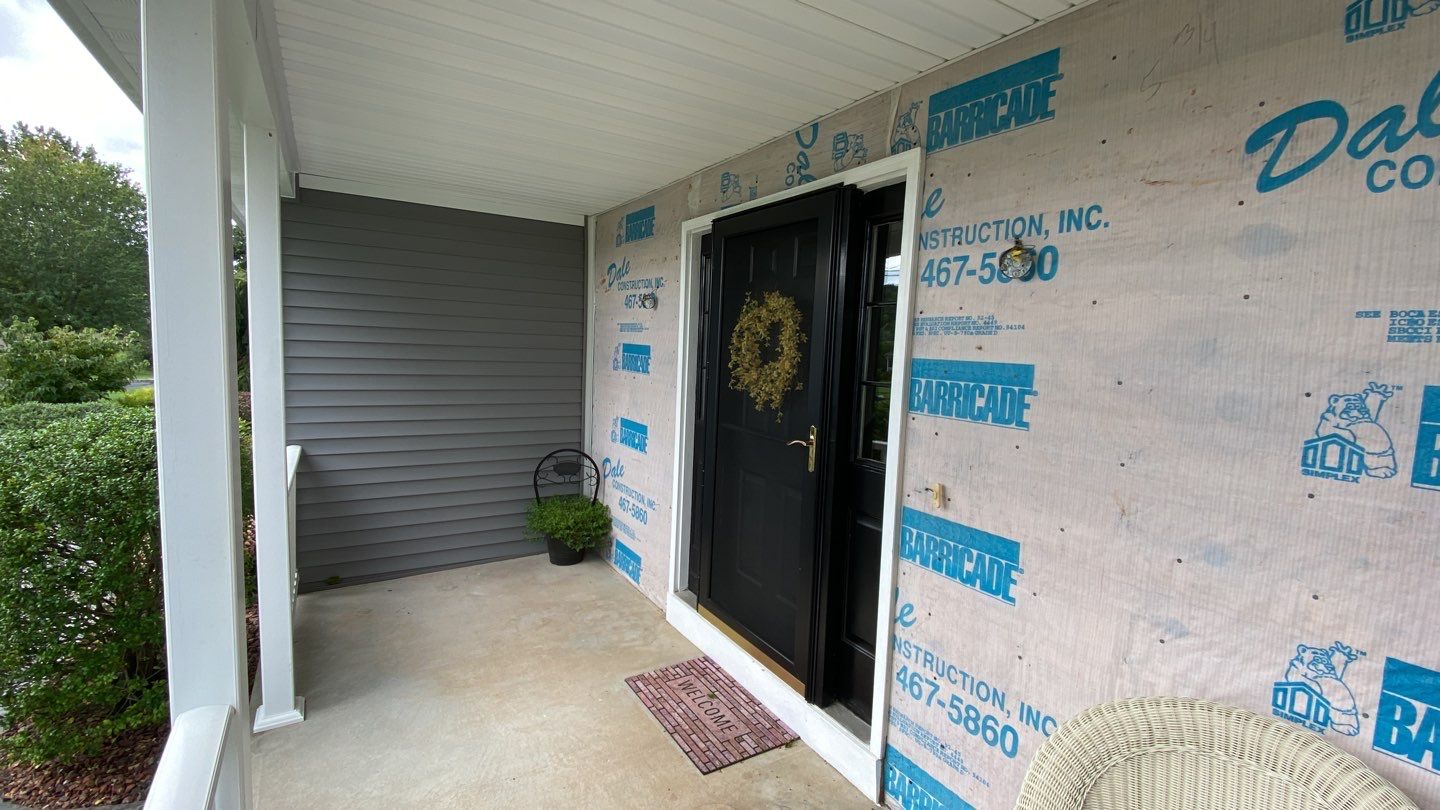 Siding Installation using Certainteed Monogram Charcoal gray and Owens Corning Versetta Stone Sterling by A Plus Exterior