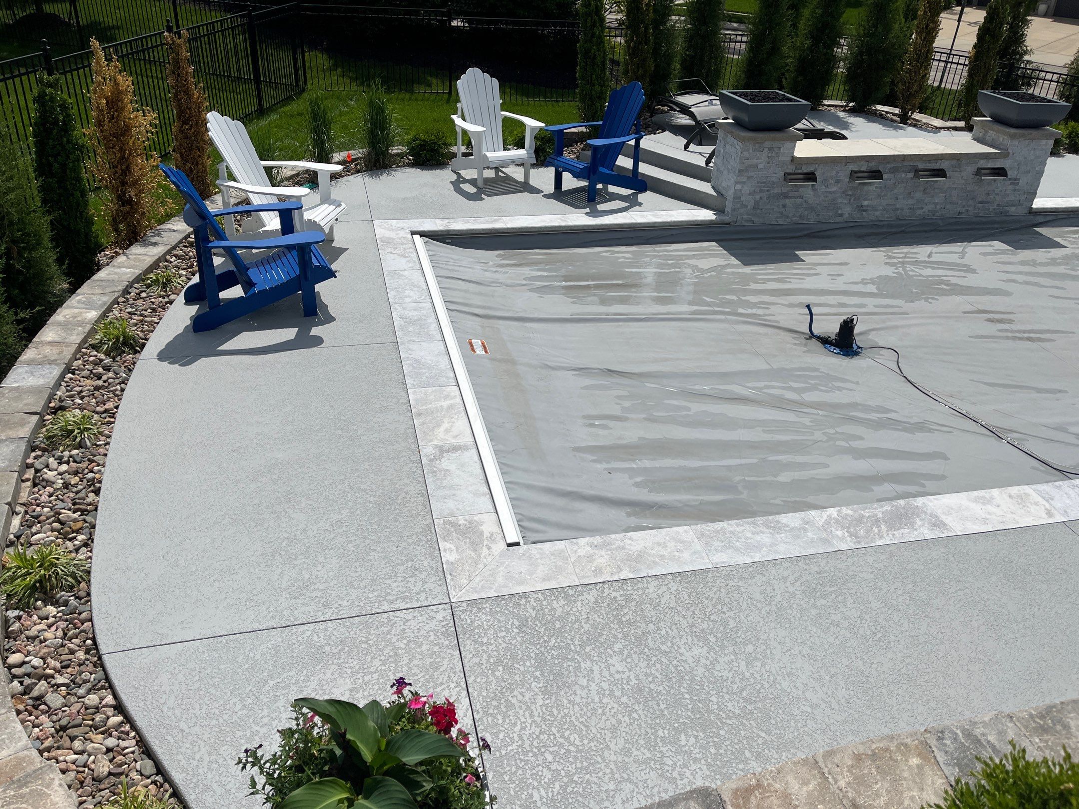 New Pool Overlay - Overland Park, KS by Big Red Decorative Concrete, LLC