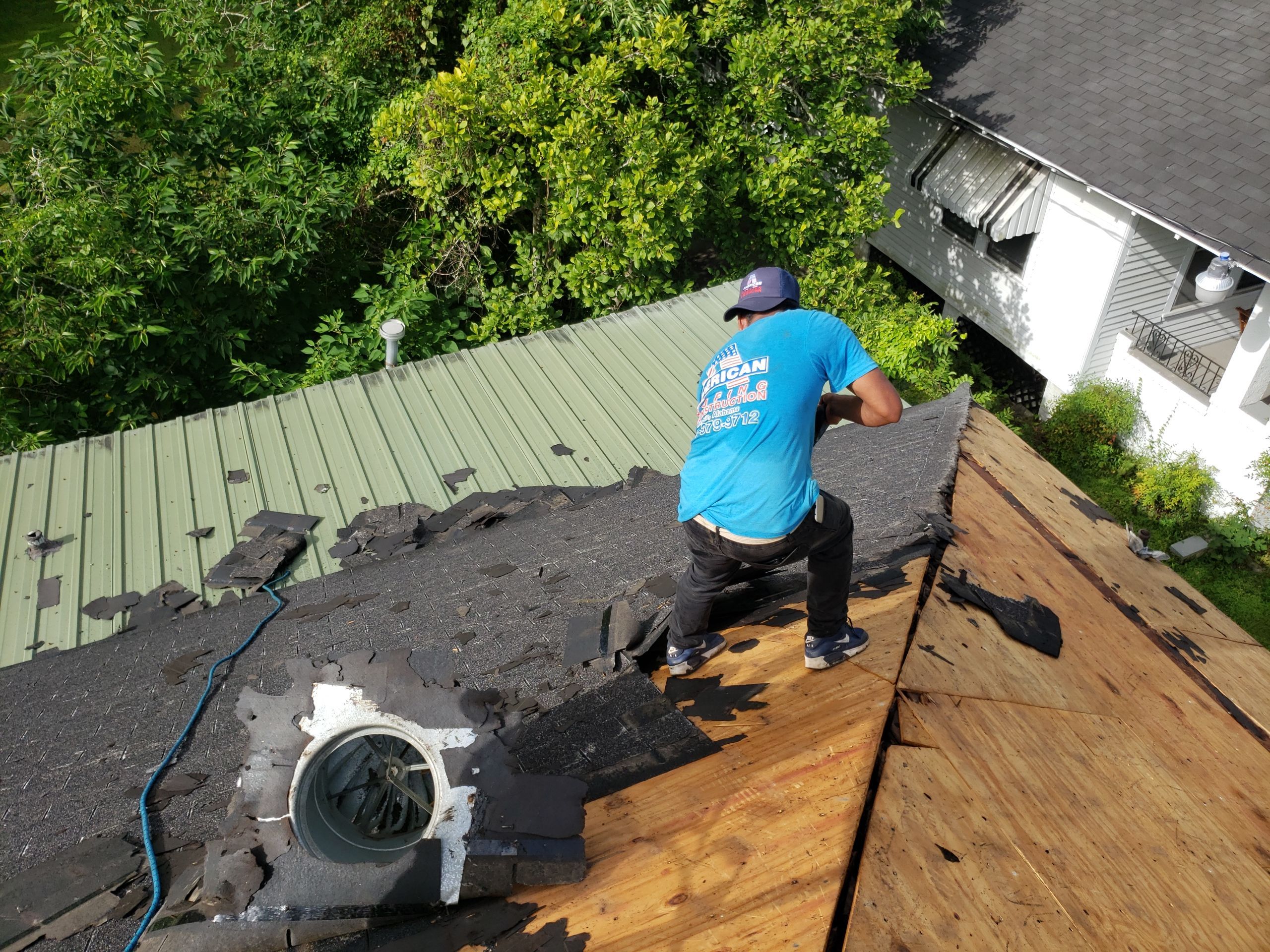 Residential Roofing Installation using Roof Replacement by American Roofing & Construction LLC