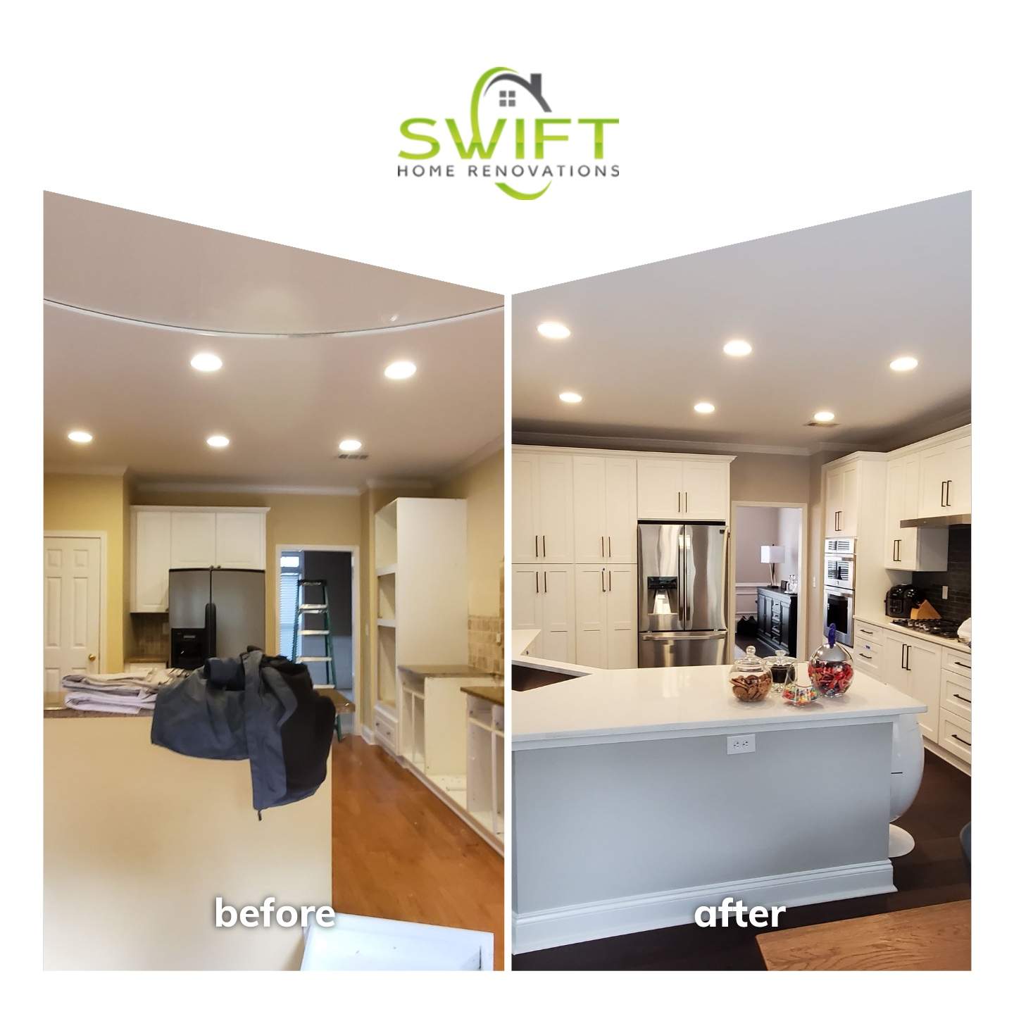 Comprehensive Interior Remodeling and Kitchen Renovation in Cumming by Swift Home Renovations 