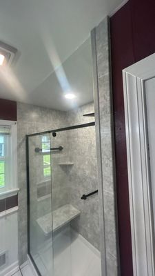 Tub to Walk-In Shower