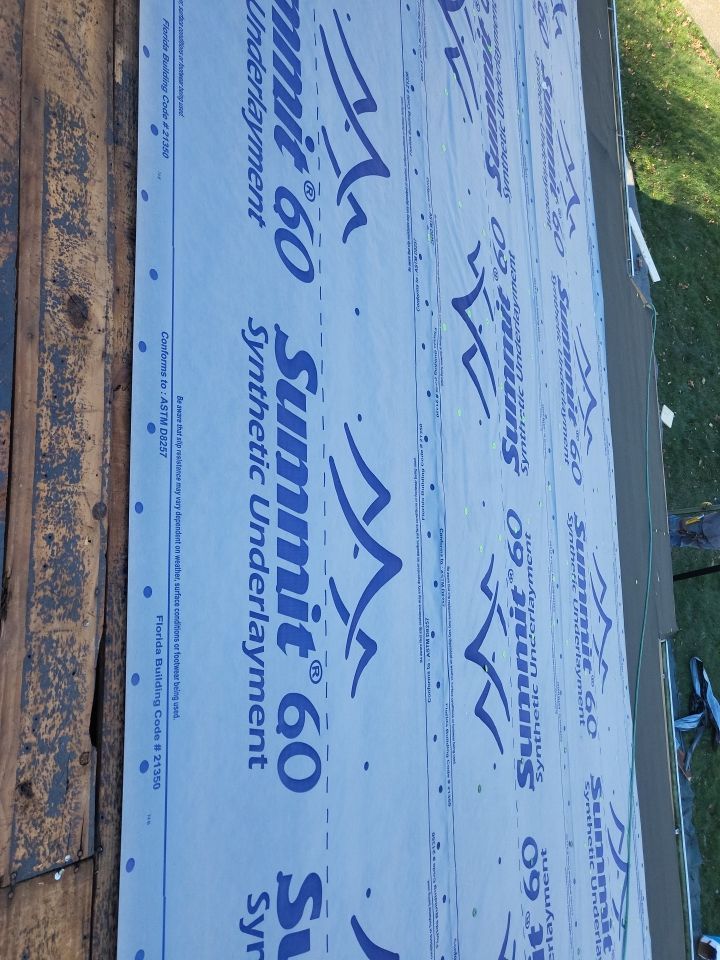 ATLAS PINNACLE COLOR: COASTAL GRANITE DRIP EDGE: BLACK by Eagle Eye Roofing