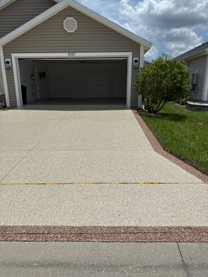Driveway with Border