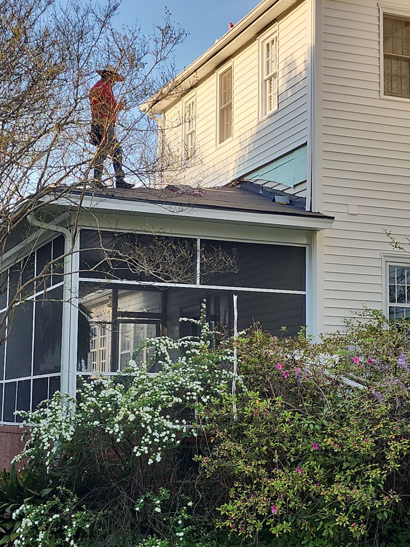 Residential Roofing Repair using Owens Corning Oakridge- Driftwood by Indigo State Roofing