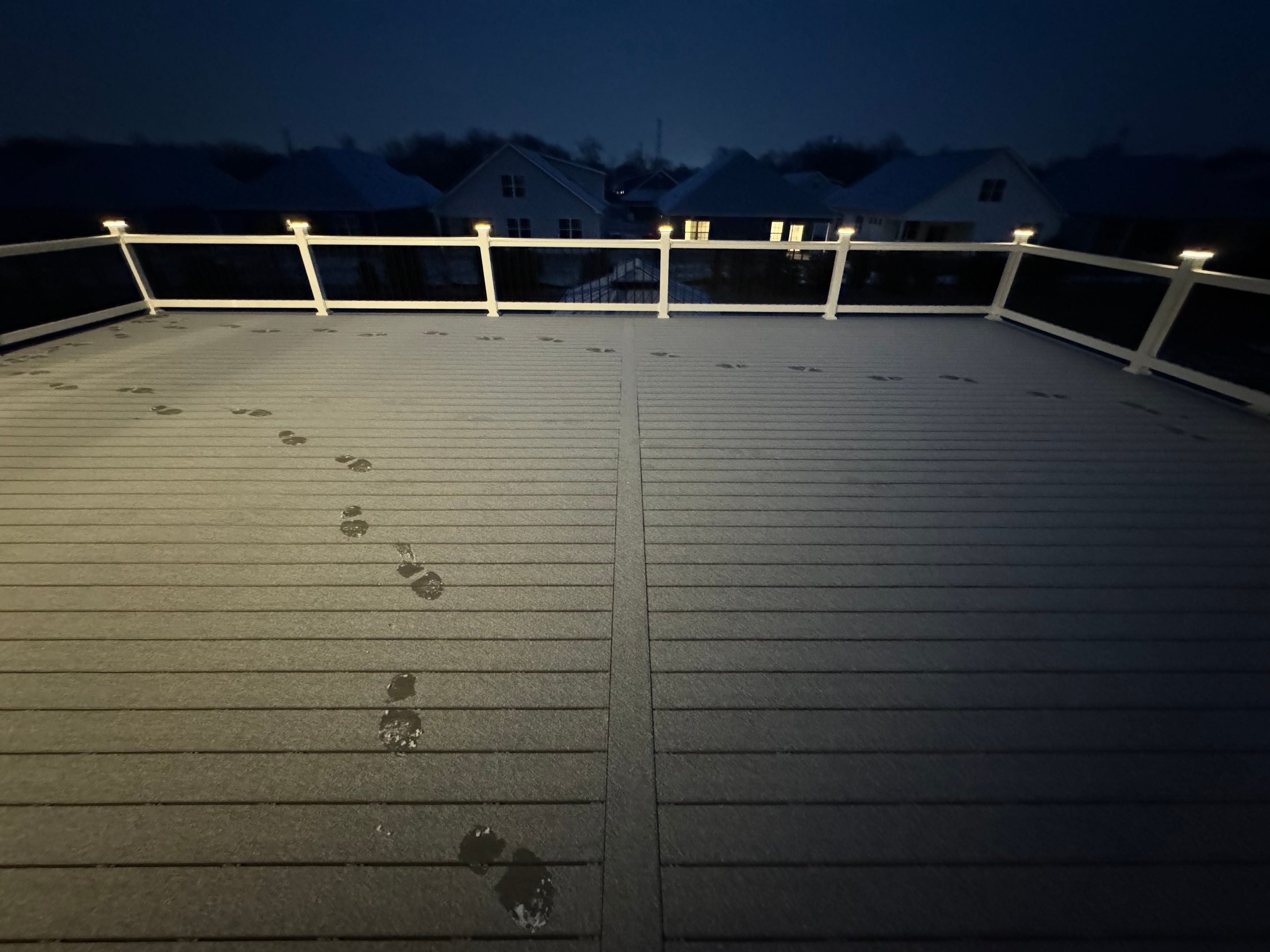 New Deck With Waterproofing  by deck guardian