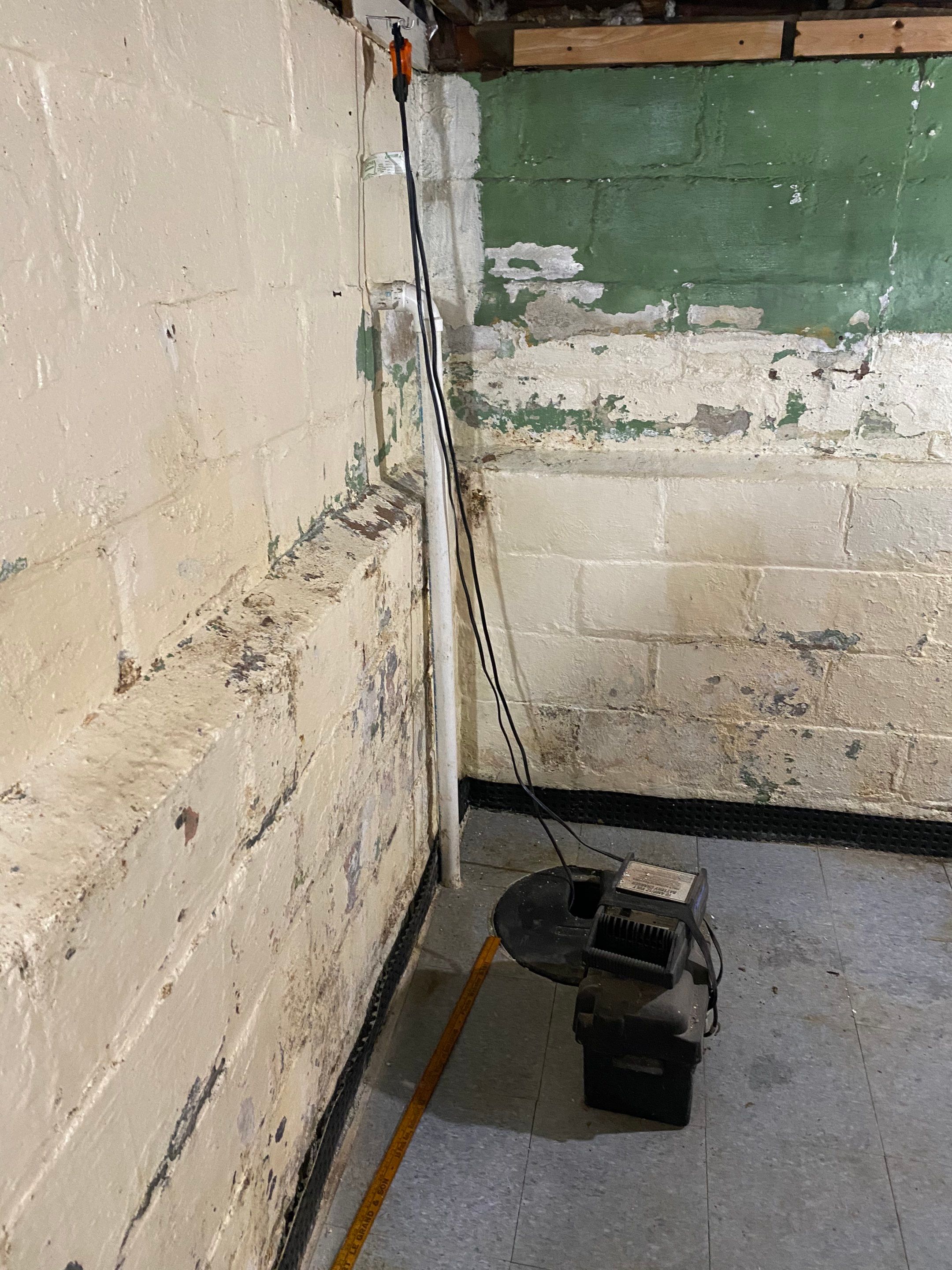 Interior French Drain Job in Bloomfield, NJ by Pure Service Pro, LLC 