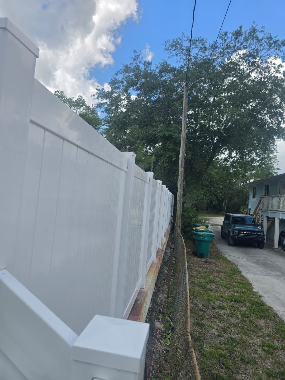 Vinyl Fence and Estate Gate in Naples by True Fence LLC