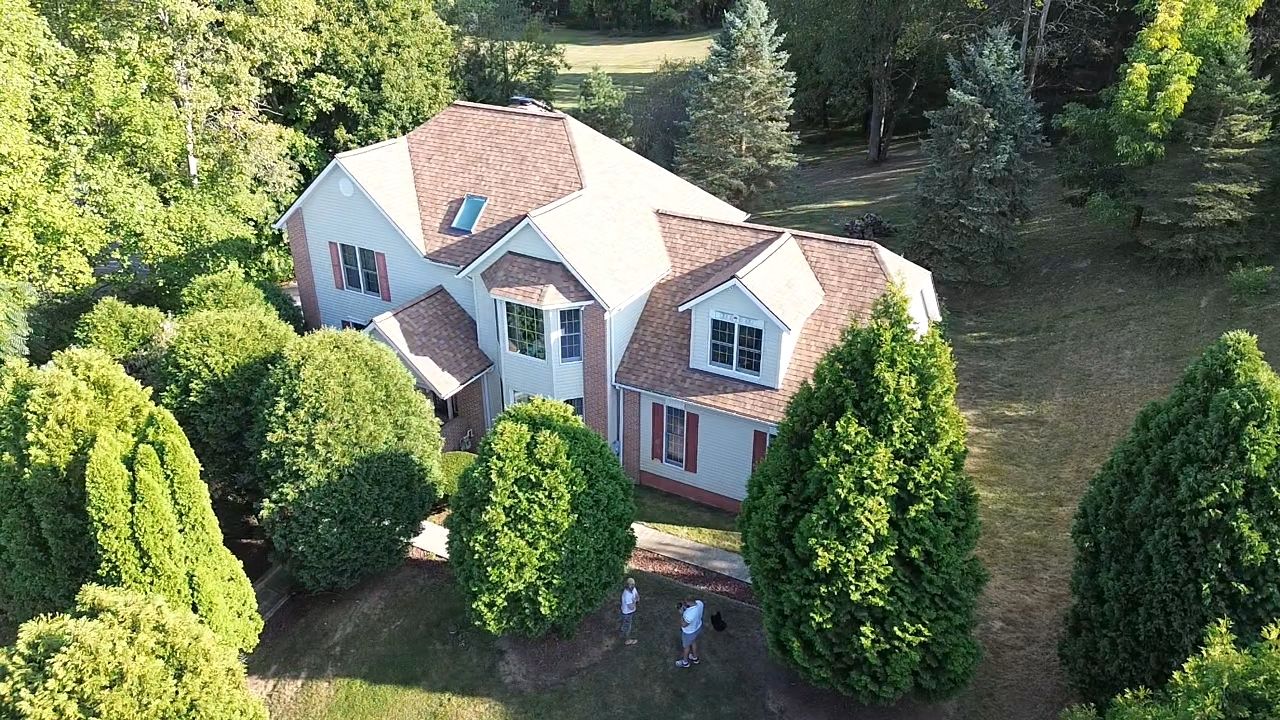 Atlas Pinnacle, Color, Morning Harvest, Drip Edge, Color, Royal Brown by Eagle Eye Roofing