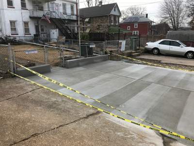 Driveway Repair New Concrete Pad