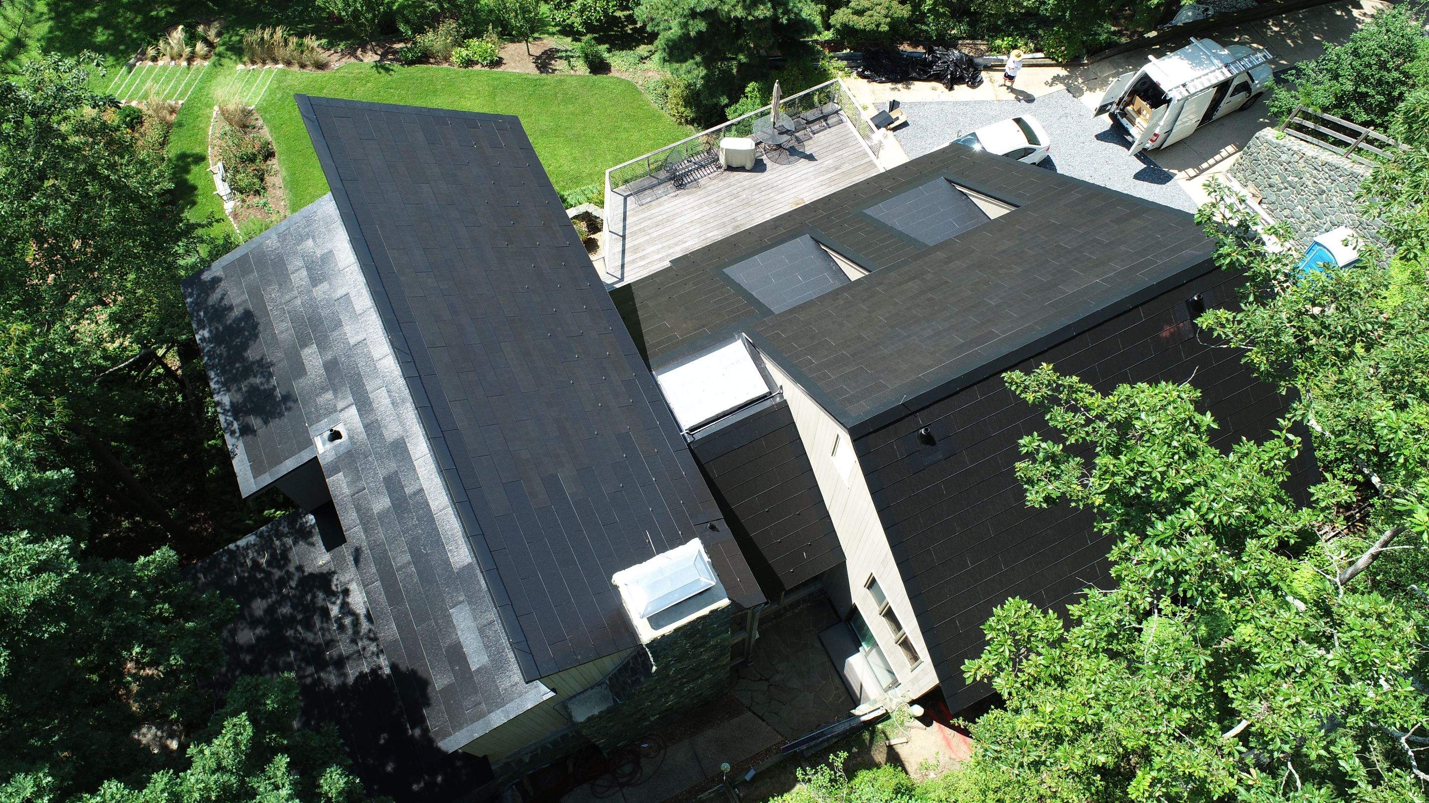 Tesla Solar Roof install Severn River by American Home Contractors