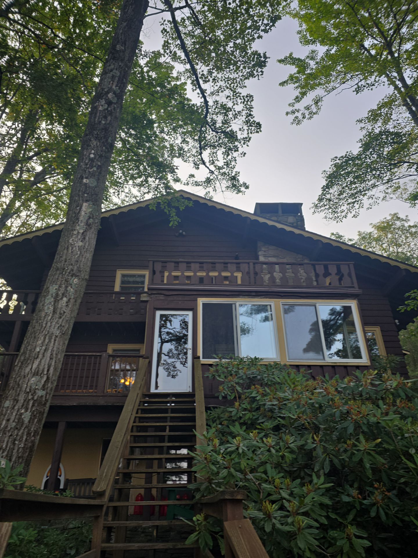 Stunning Tesla Solar Roof Cabin in the Woods by American Home Contractors