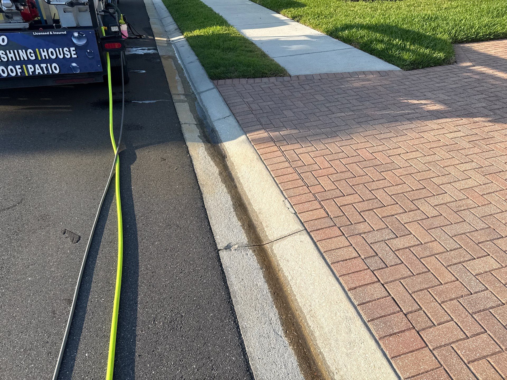 Paver Driveway & Rust Stain Removal – Oakleaf Hammock Community, Ellenton, FL by Sunshine AquaWash