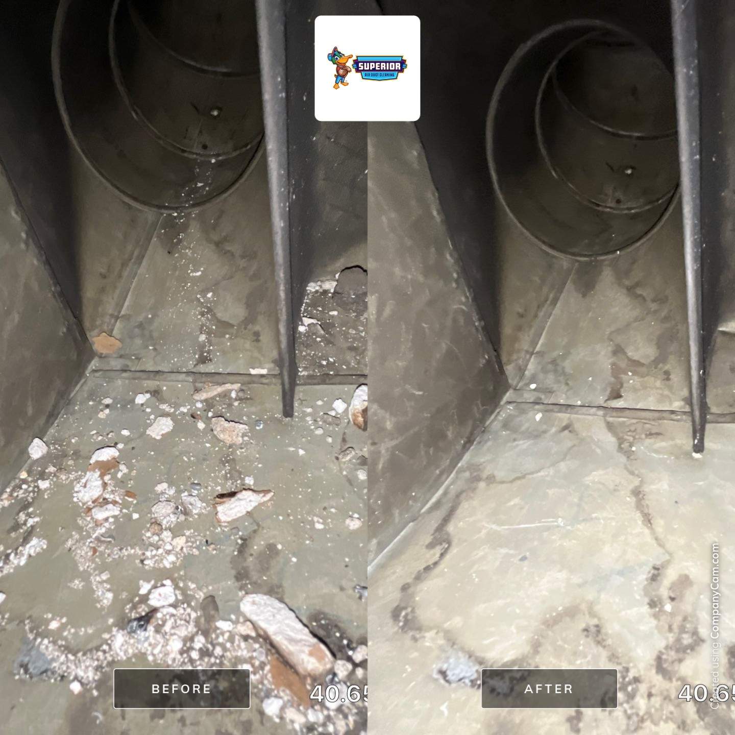 Air Duct Cleaning With a Vacuum Truck in Midland, PA by Superior Air Duct Cleaning