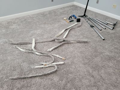Carpet Re-stretch & Cleaning for House Listing