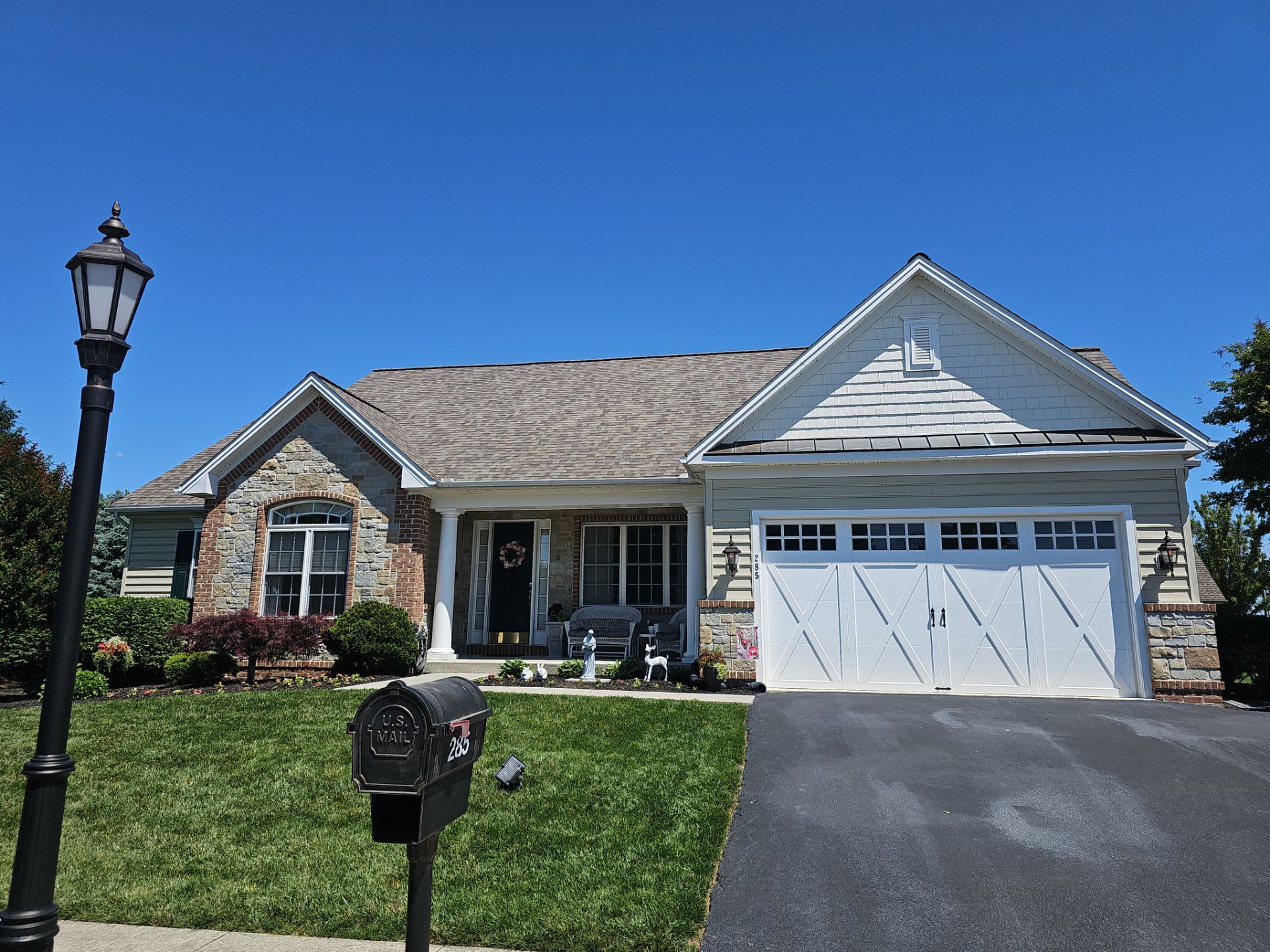 New Owens Corning Duration Roof Replacement in McSherrystown PA After Builder Installation Failure by Bealing Roofing & Exteriors
