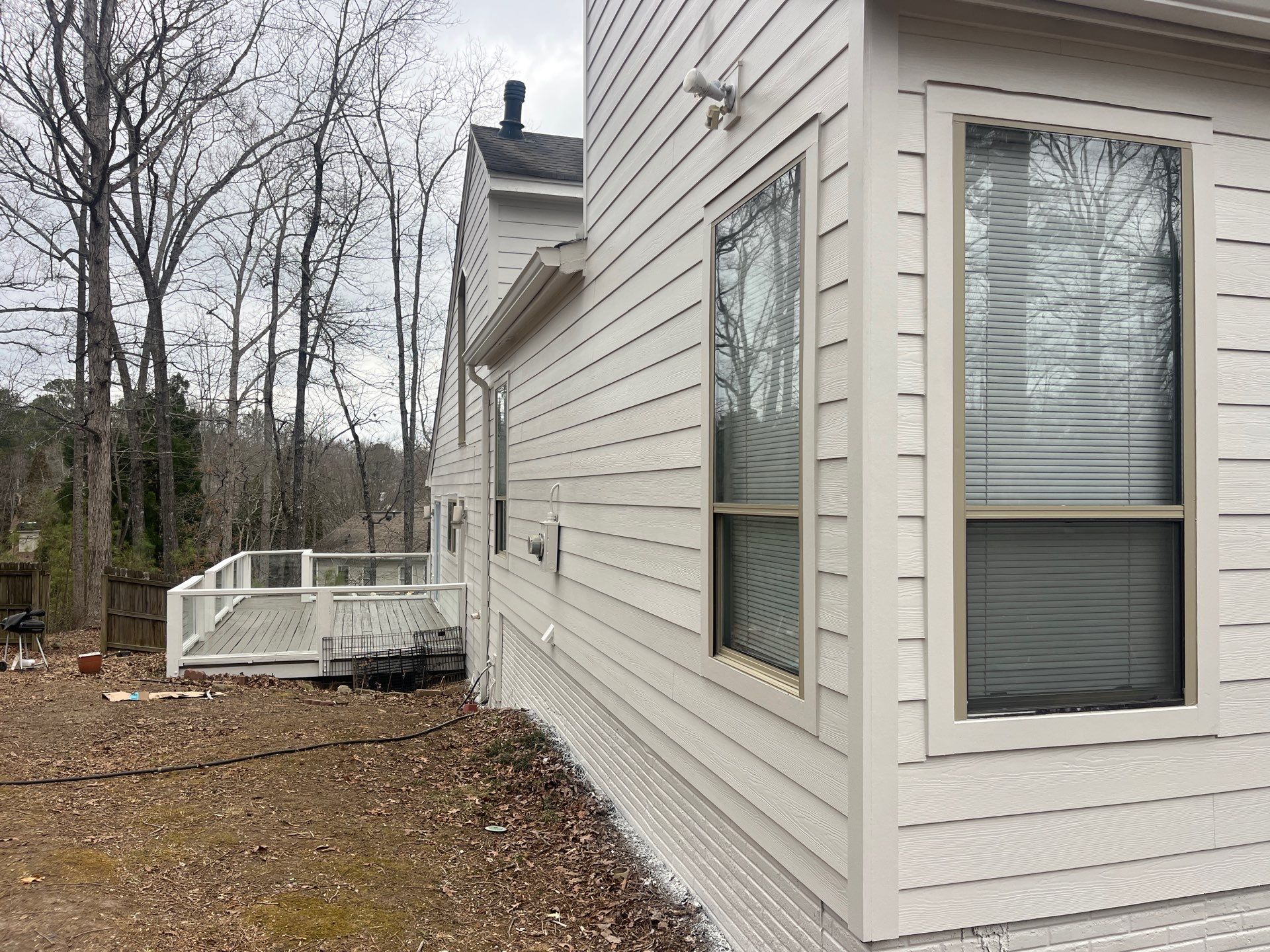 Siding, Fascia, Soffit, Rotten Wood, and Door Replacement on Marietta, GA Home by Nelson Exteriors