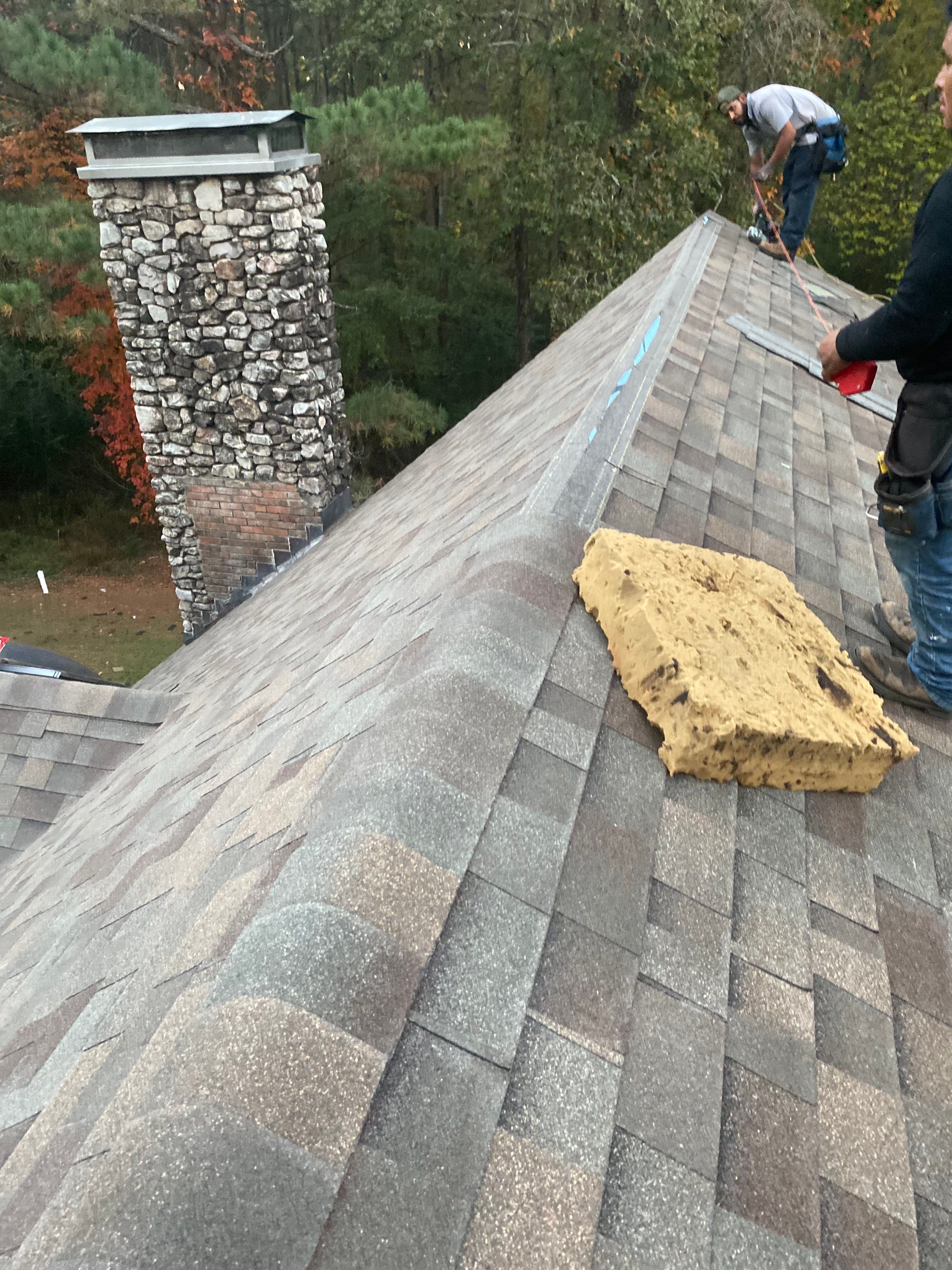 Residential Roofing Repair using Malarkey Highlander: Natural Wood by Hostetler Roofing