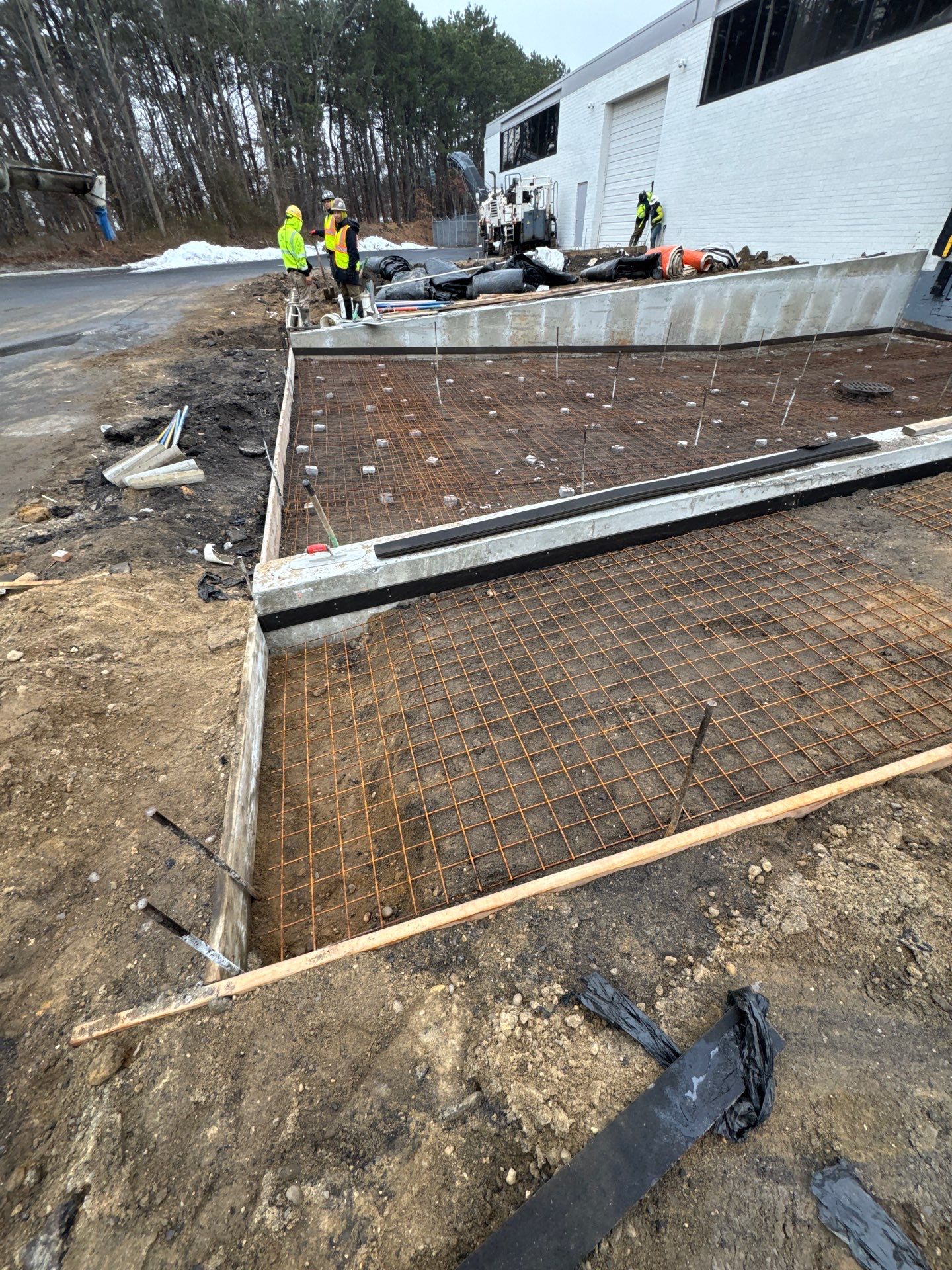 Project in Hauppauge by Concrete Works Corp