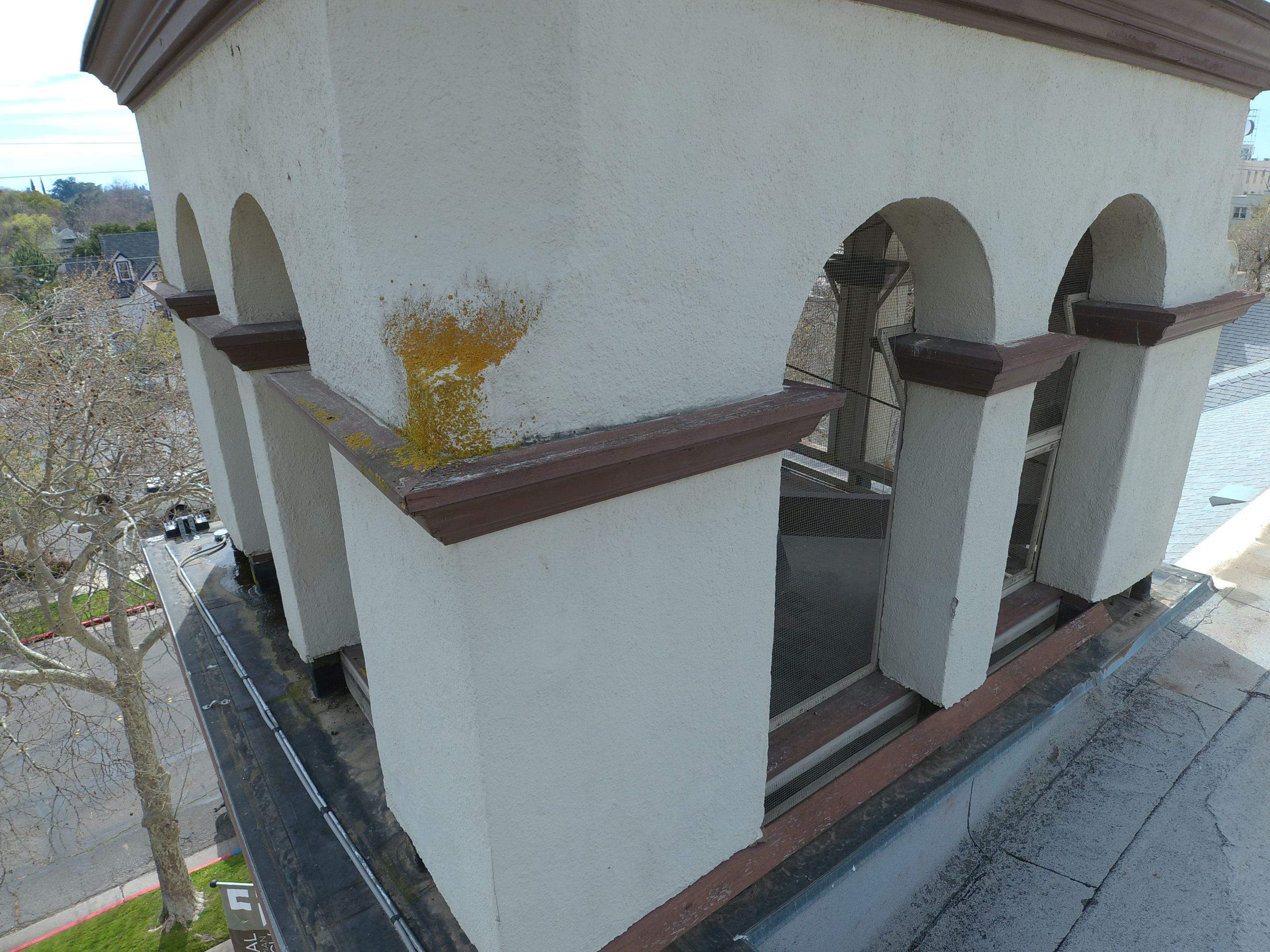  Presbyterian Church repairs to entrance architecture by Straight Edge Roofing Inc