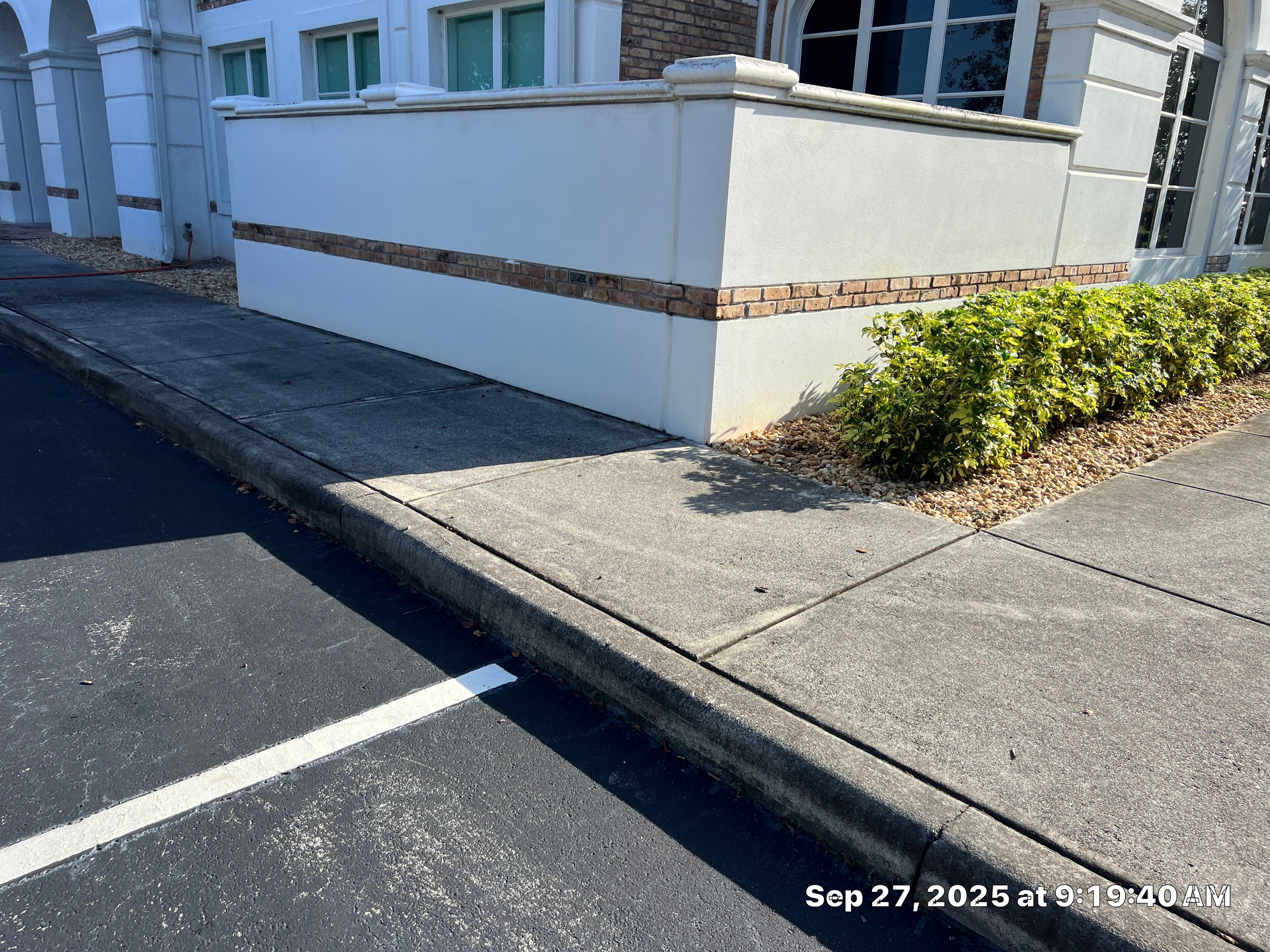 Pressure Washing Commercial Parkland by BKB Pressure Cleaning LLC